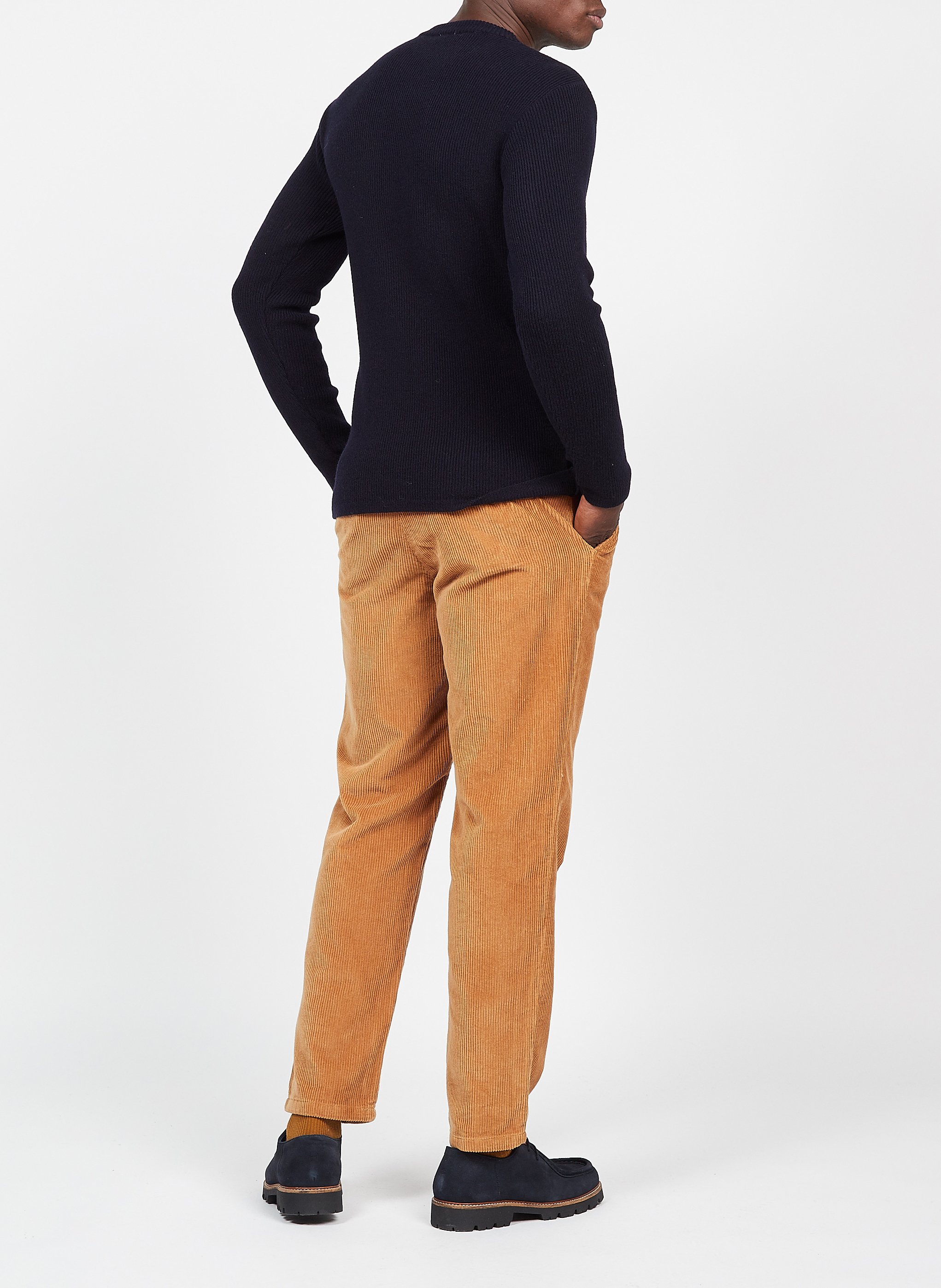 Pull col rond en laine d'agneau  ARMOR LUX Bleu