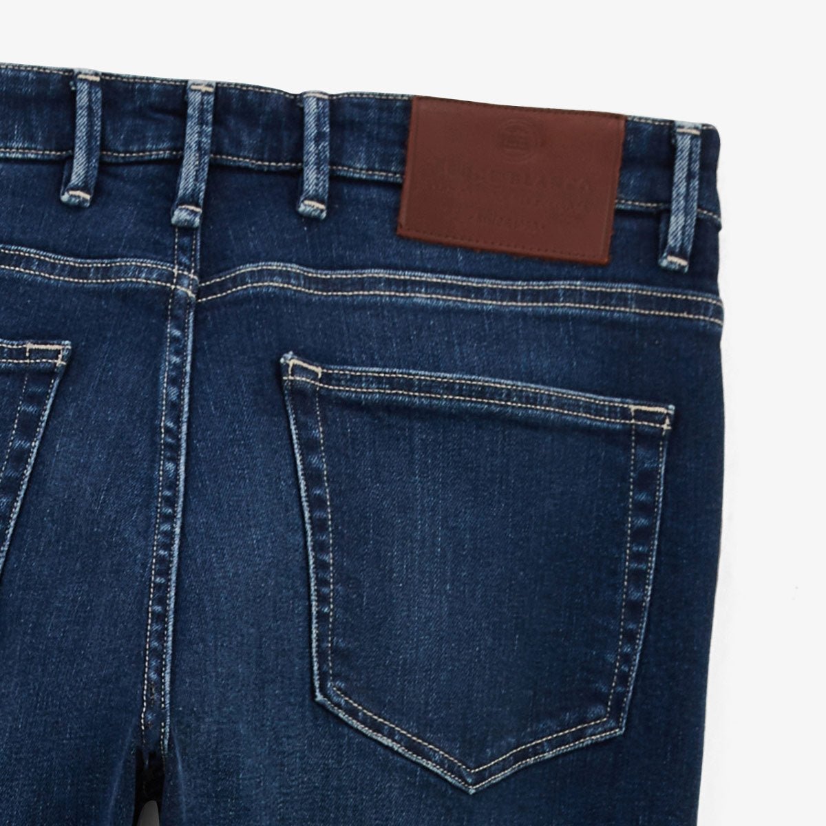 Slim fit PowerTwist jeans in cotton SERGE BLANCO Blue