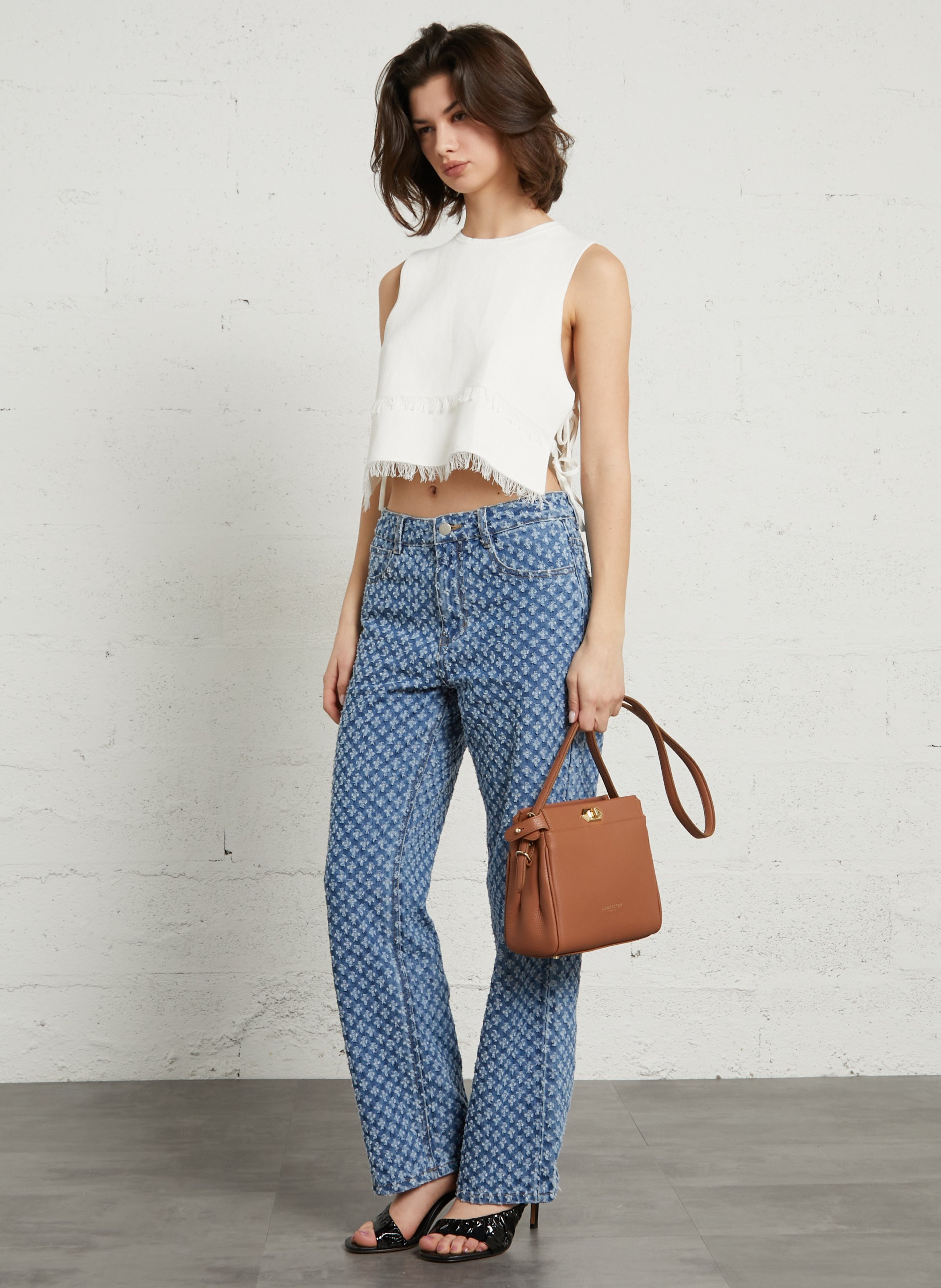 Brieftasche aus Leder LANCASTER PARIS Braun