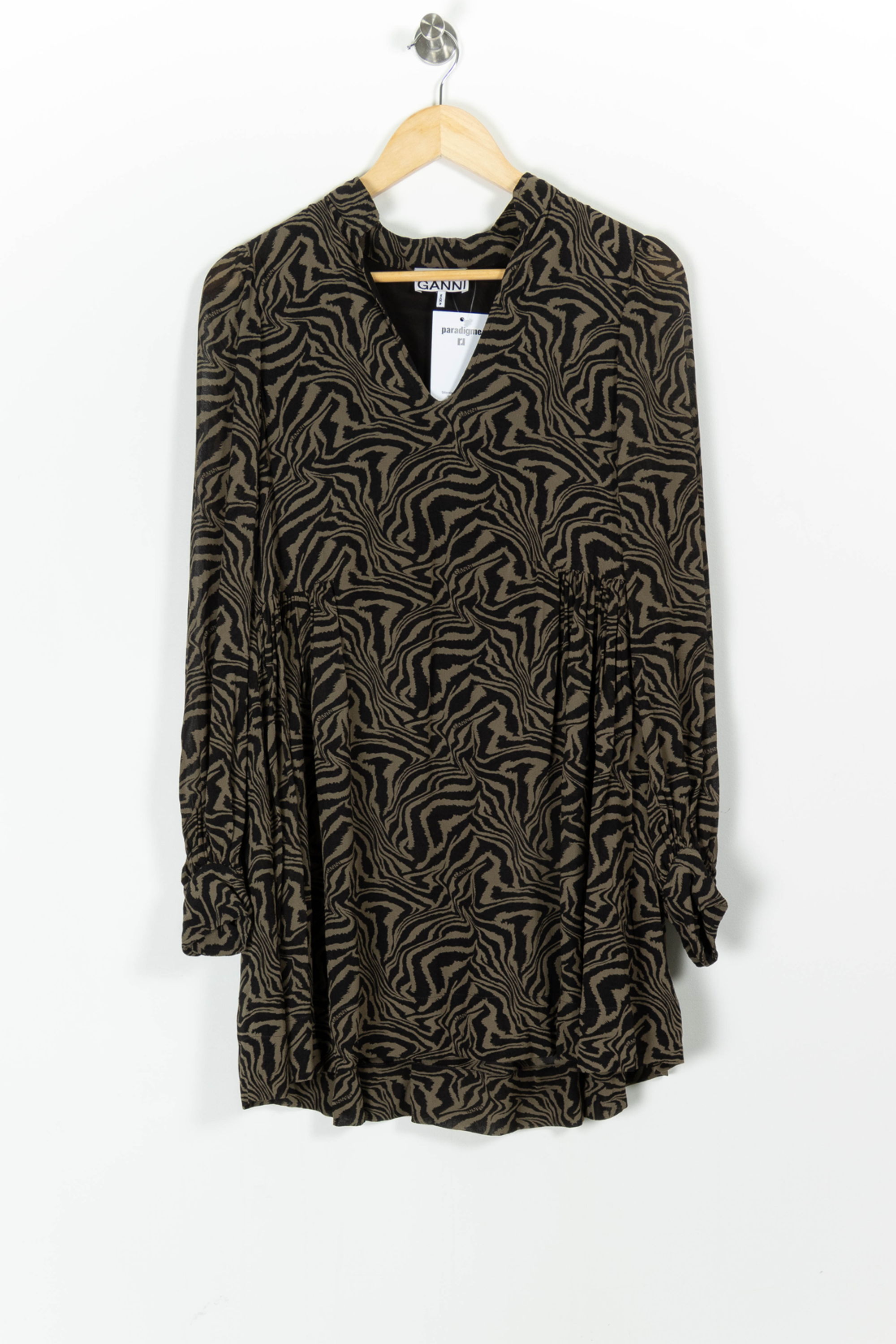 Robe courte & midi GANNI - Seconde Main Vert