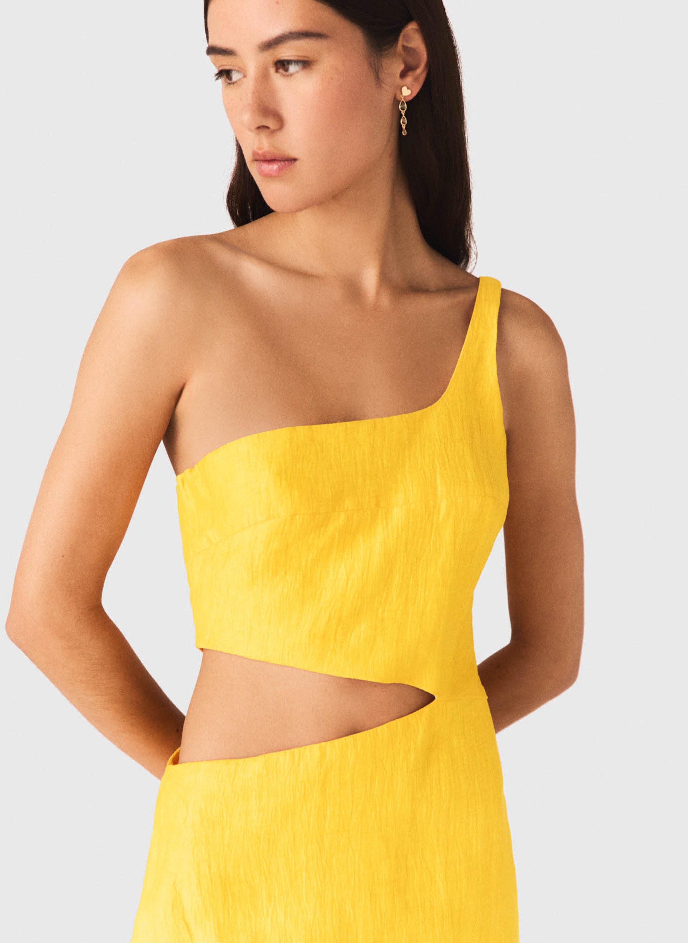 Oorbellen met print MAJE Goudkleurig