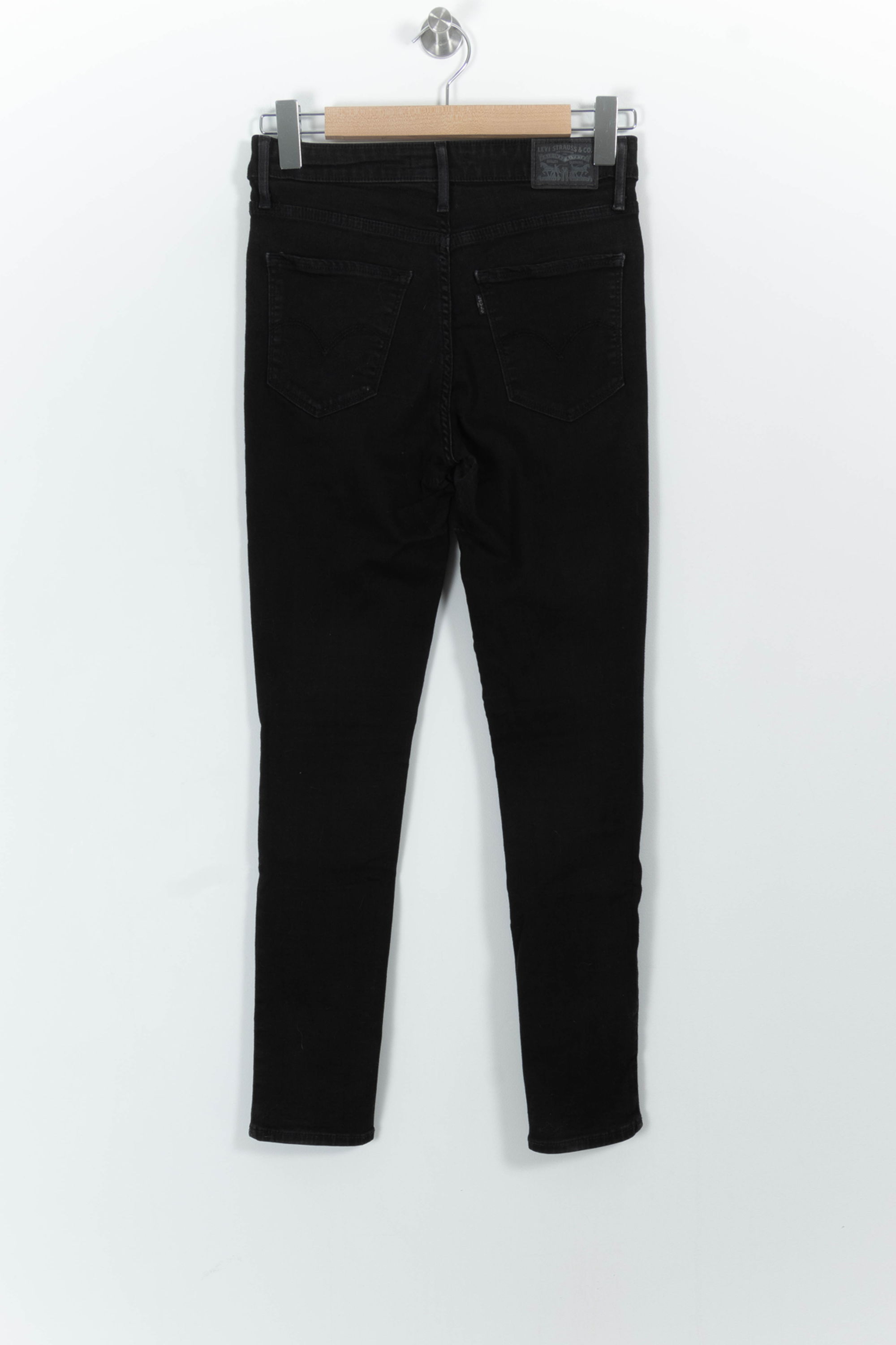 Cropped slim jeans with studs LEVI'S - Seconde main Black