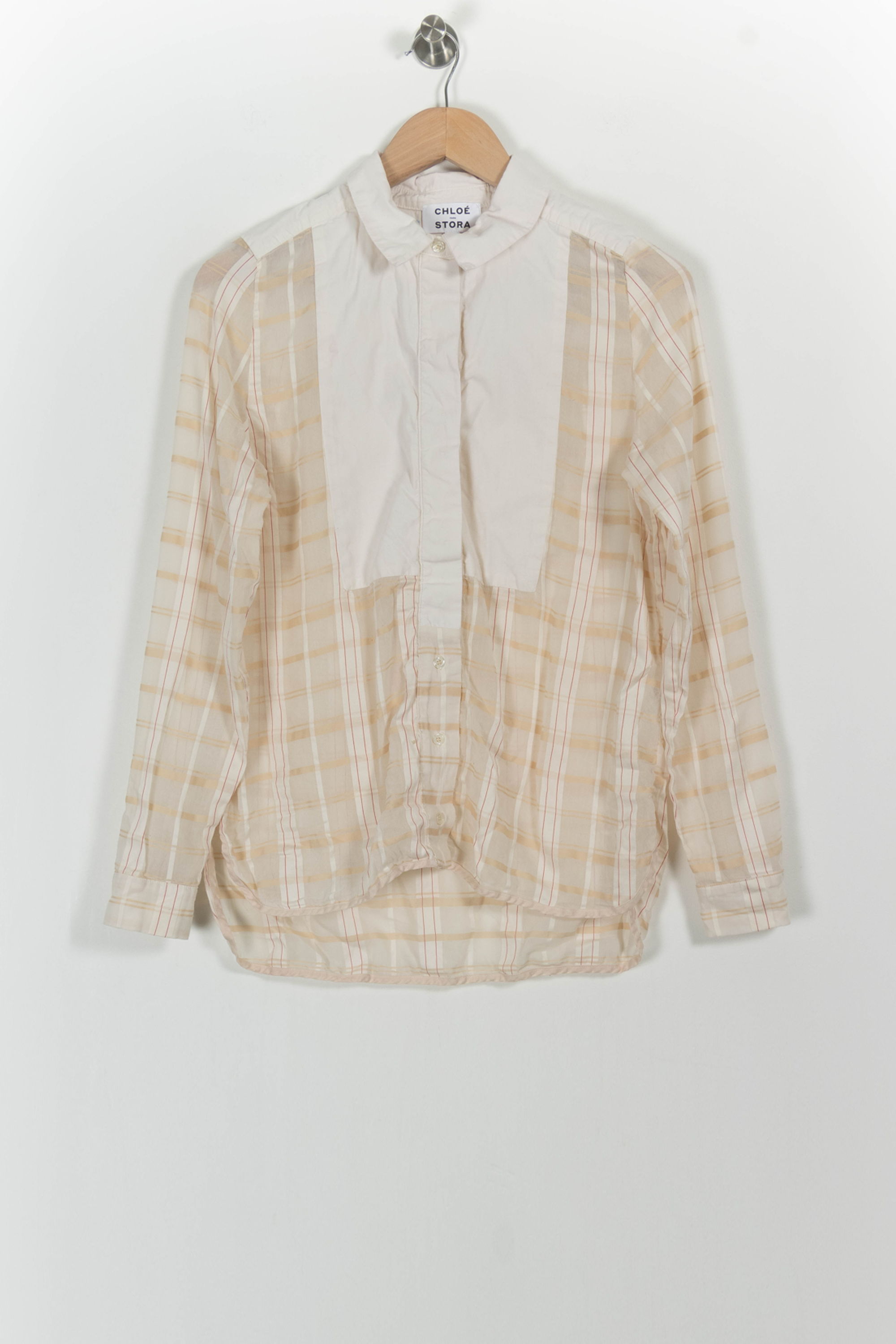 Shirt CHLOE STORA - SECONDE MAIN Beige
