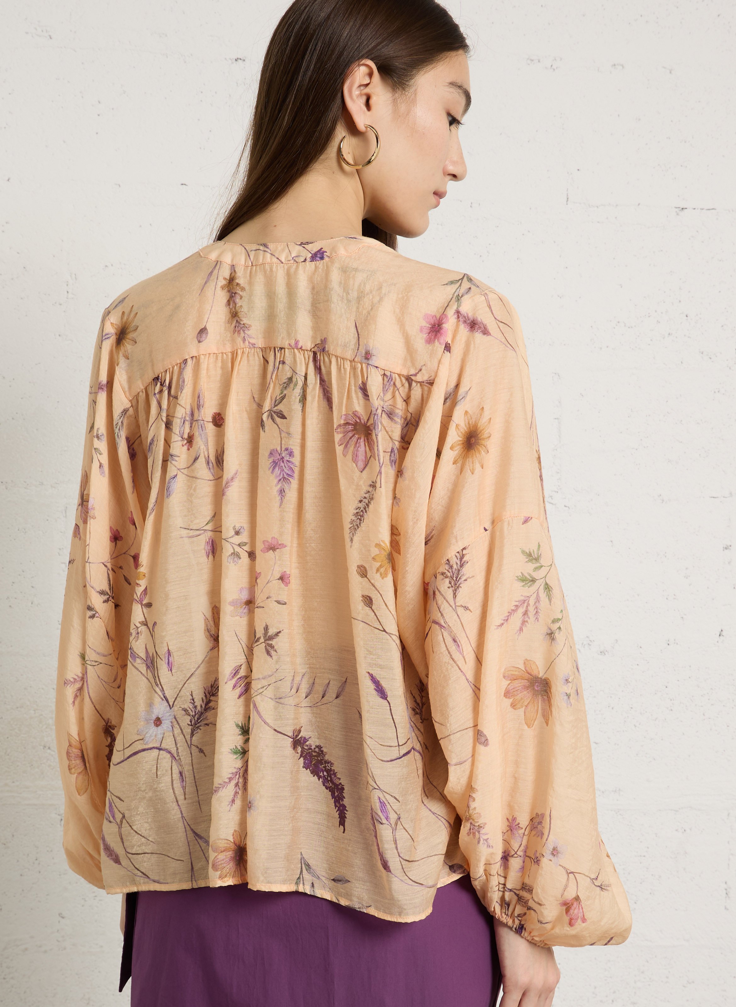 Blouse à imprimé floral BERENICE Multicolore