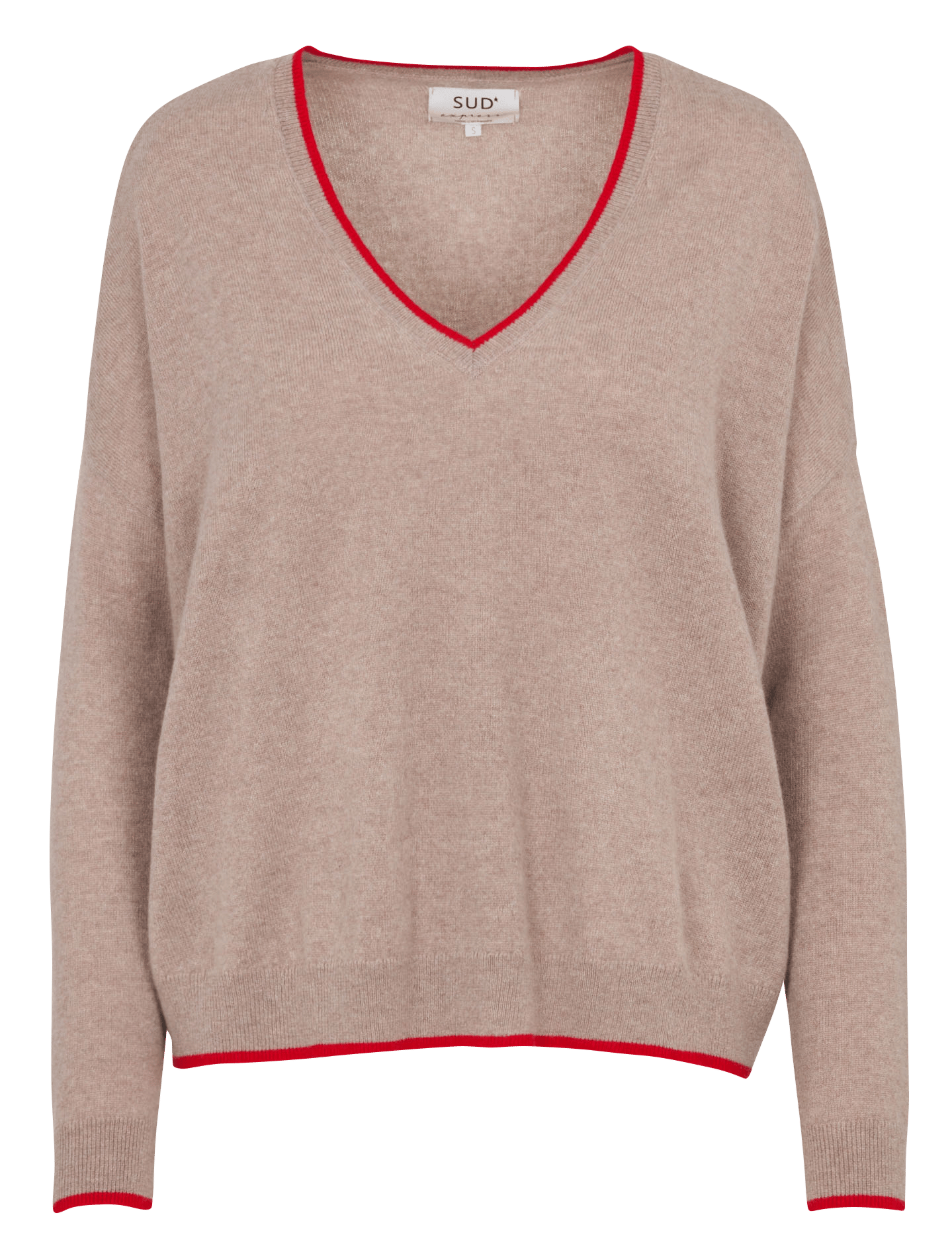 Loose-fit V-neck cashmere sweater SUD EXPRESS