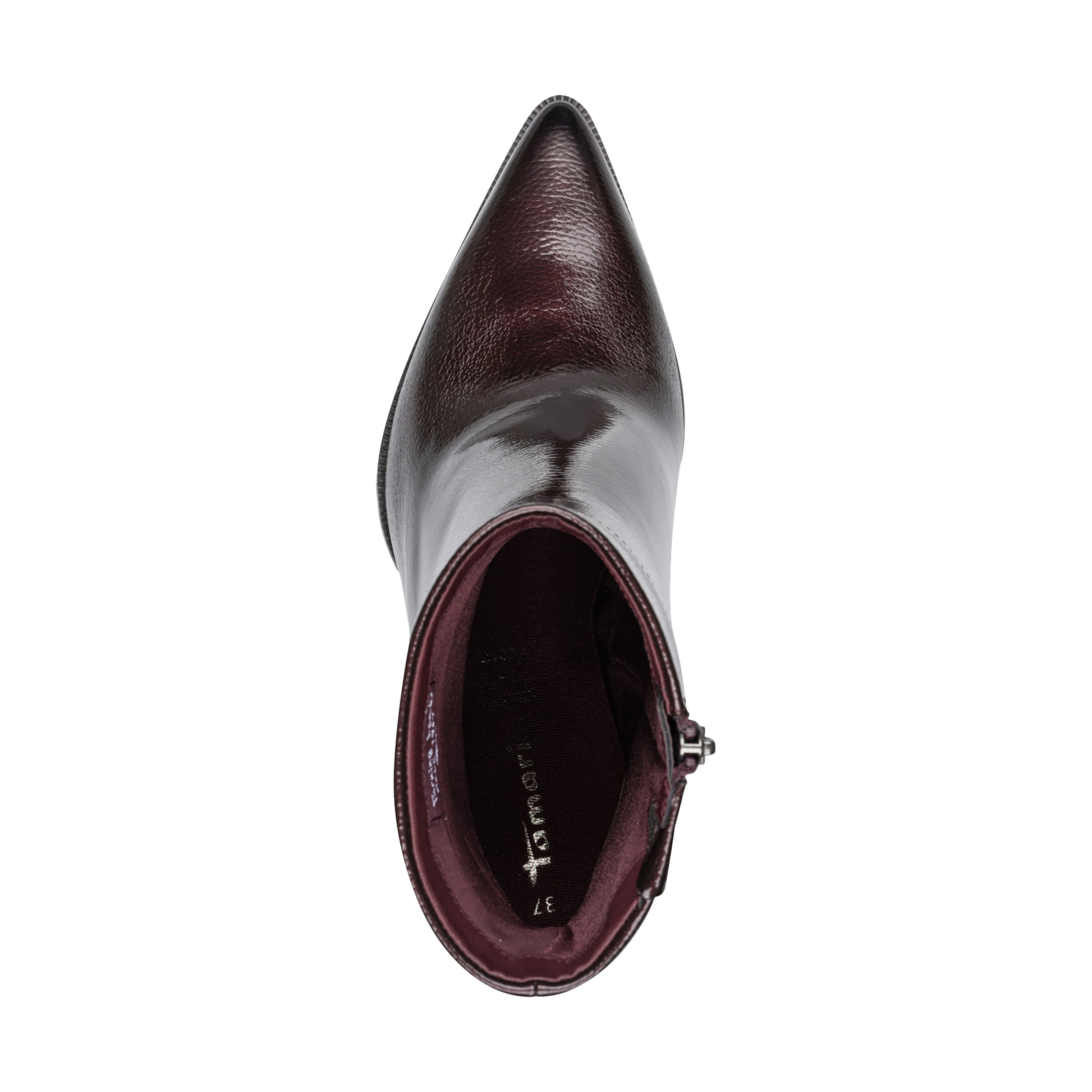 Zip-up ankle boot TAMARIS Red