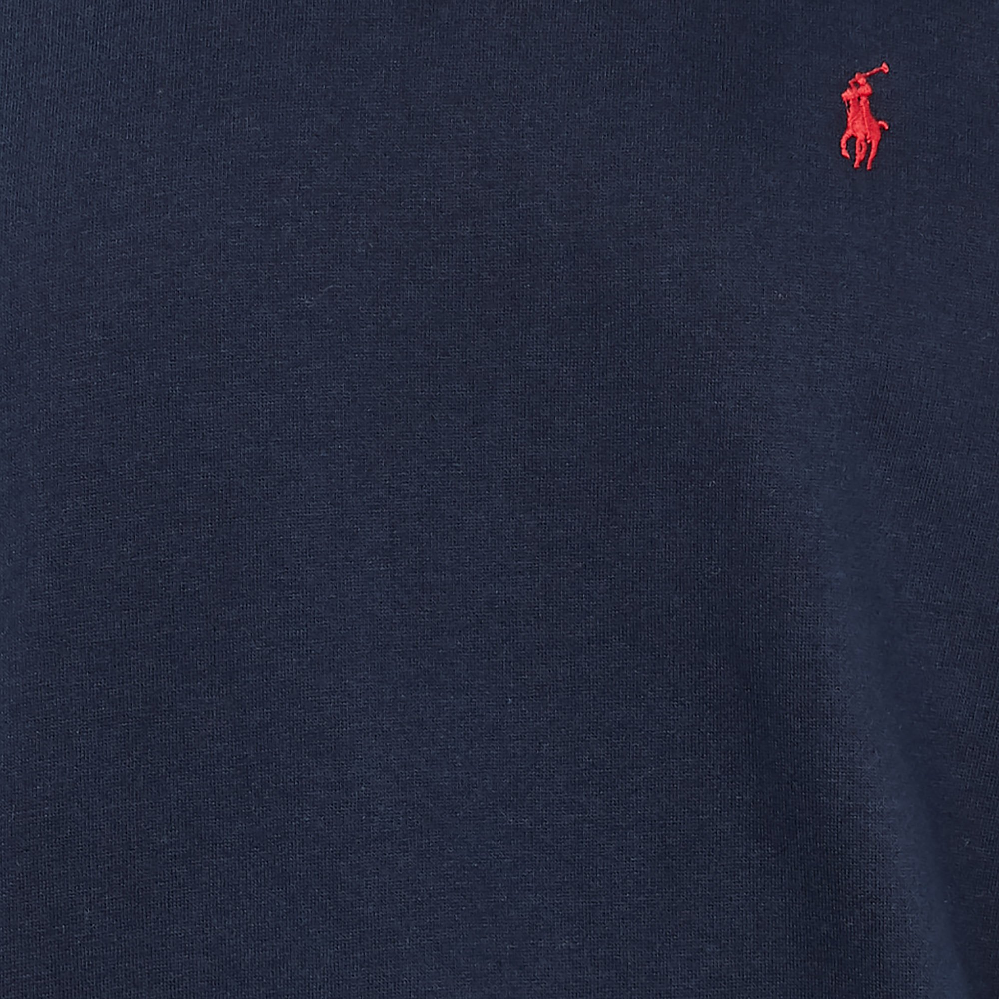 Sweat col rond regular-fit en coton molletonné avec Pony player POLO RALPH LAUREN Bleu