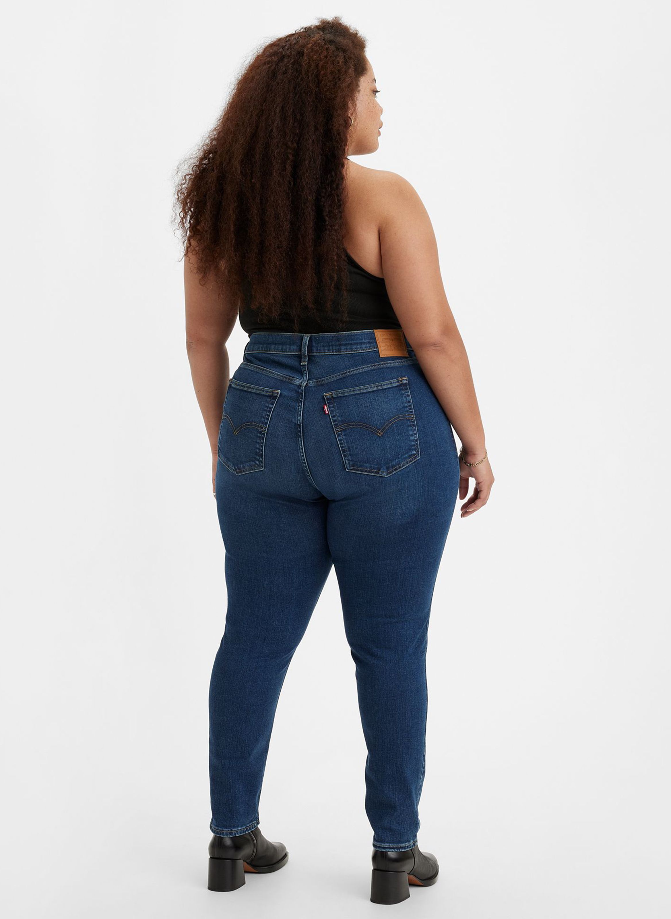 Jean skinny taille 2025 haute grande taille