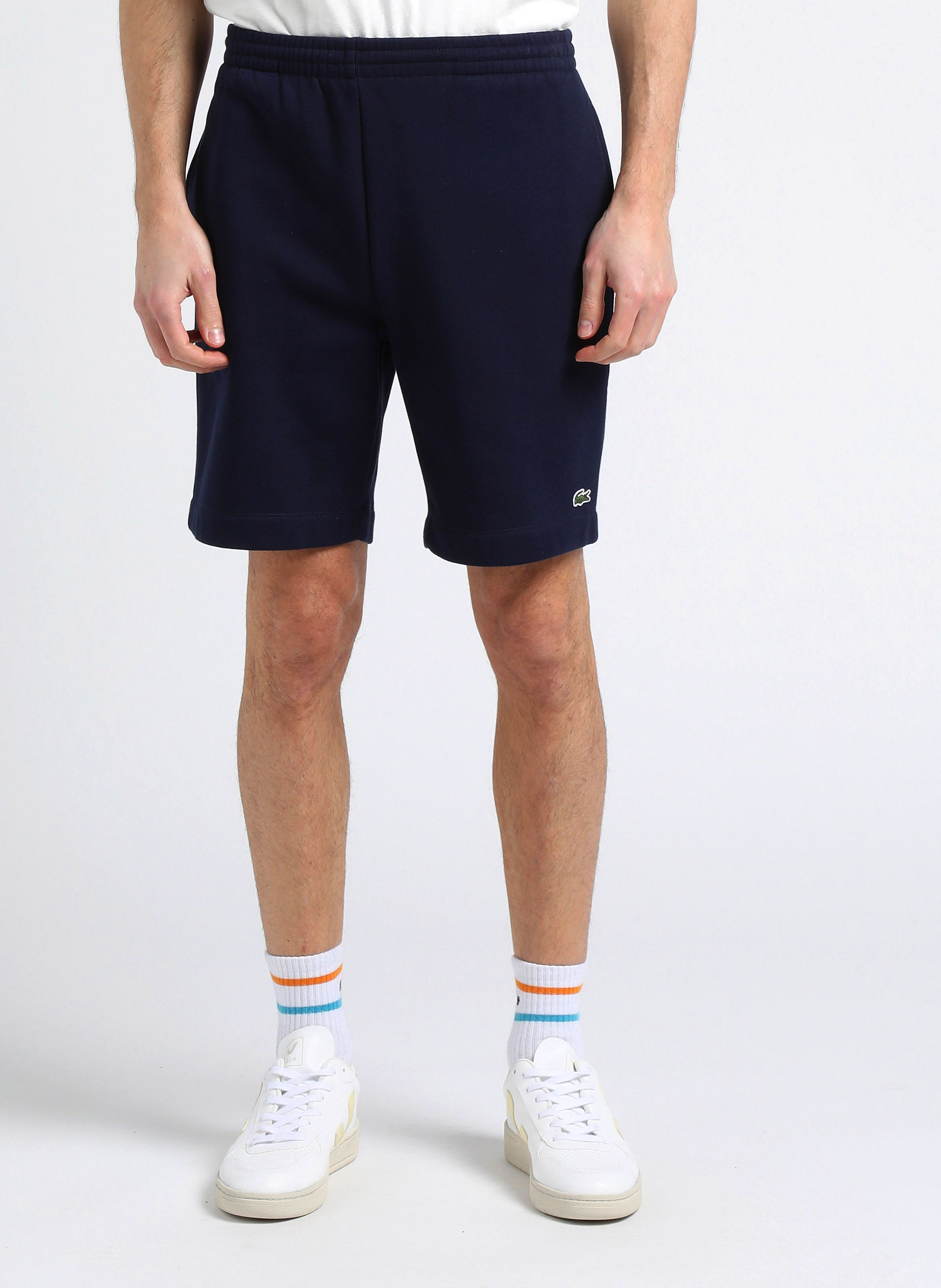 Short lacoste hotsell homme bleu marine