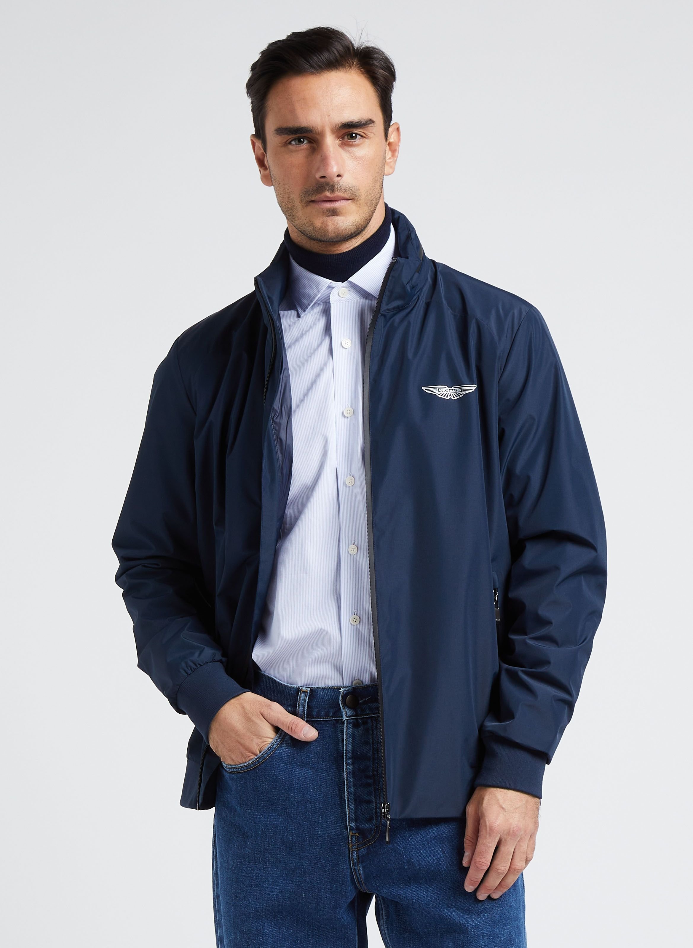 Veste col haut discount homme