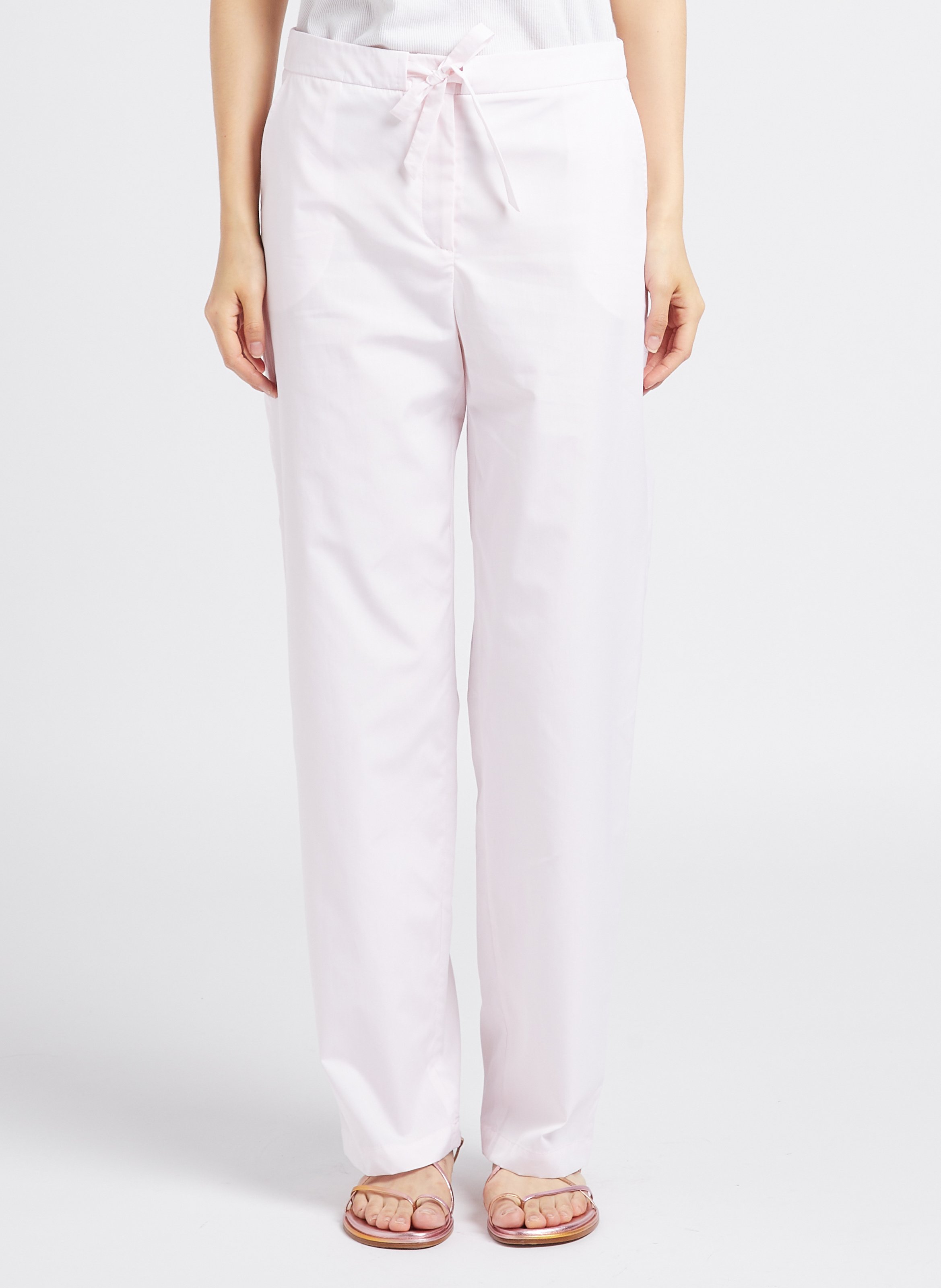 Pantalon droit en coton  PAUL AND JOE Rose