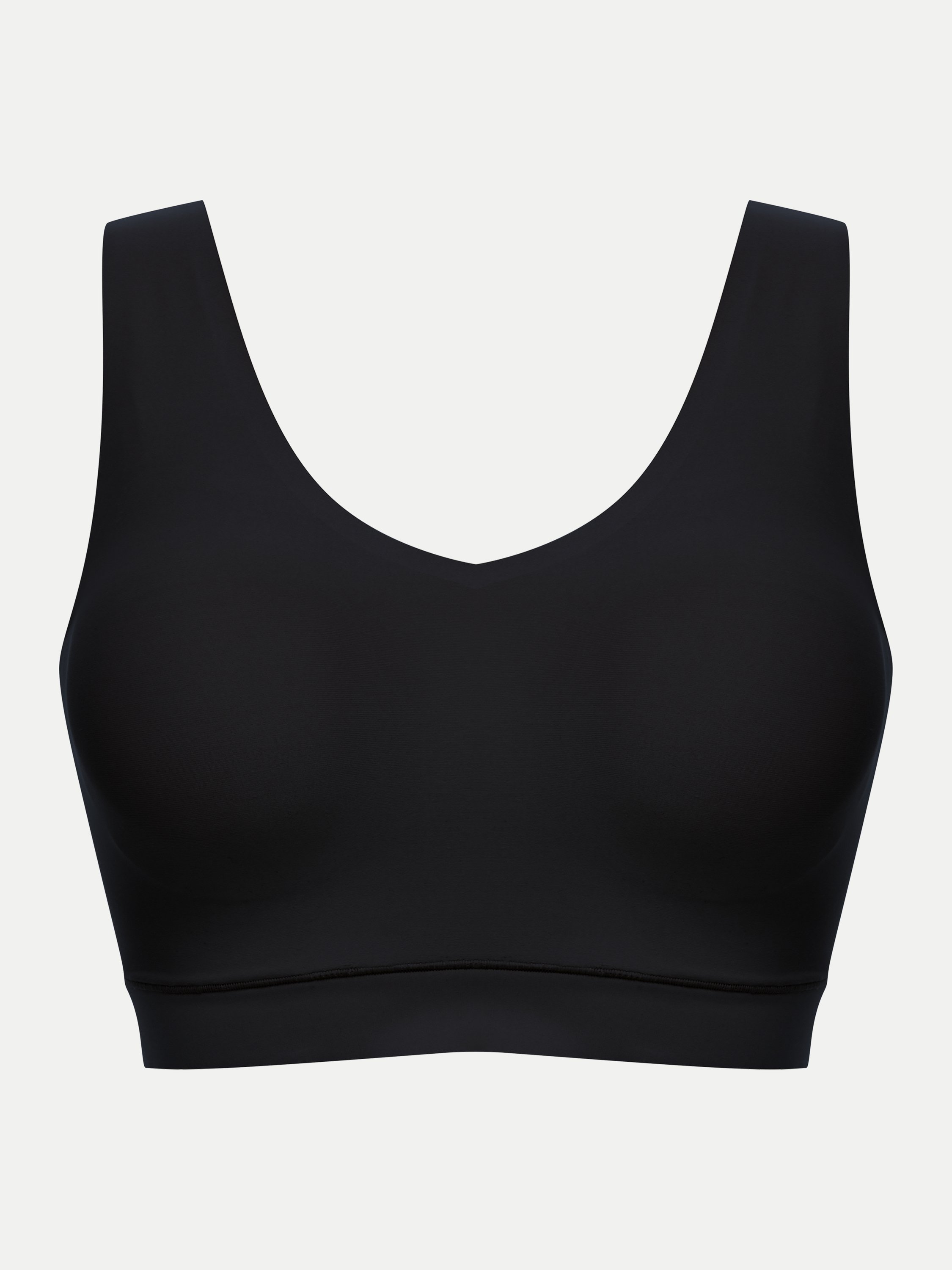 Crop top with cups Black
