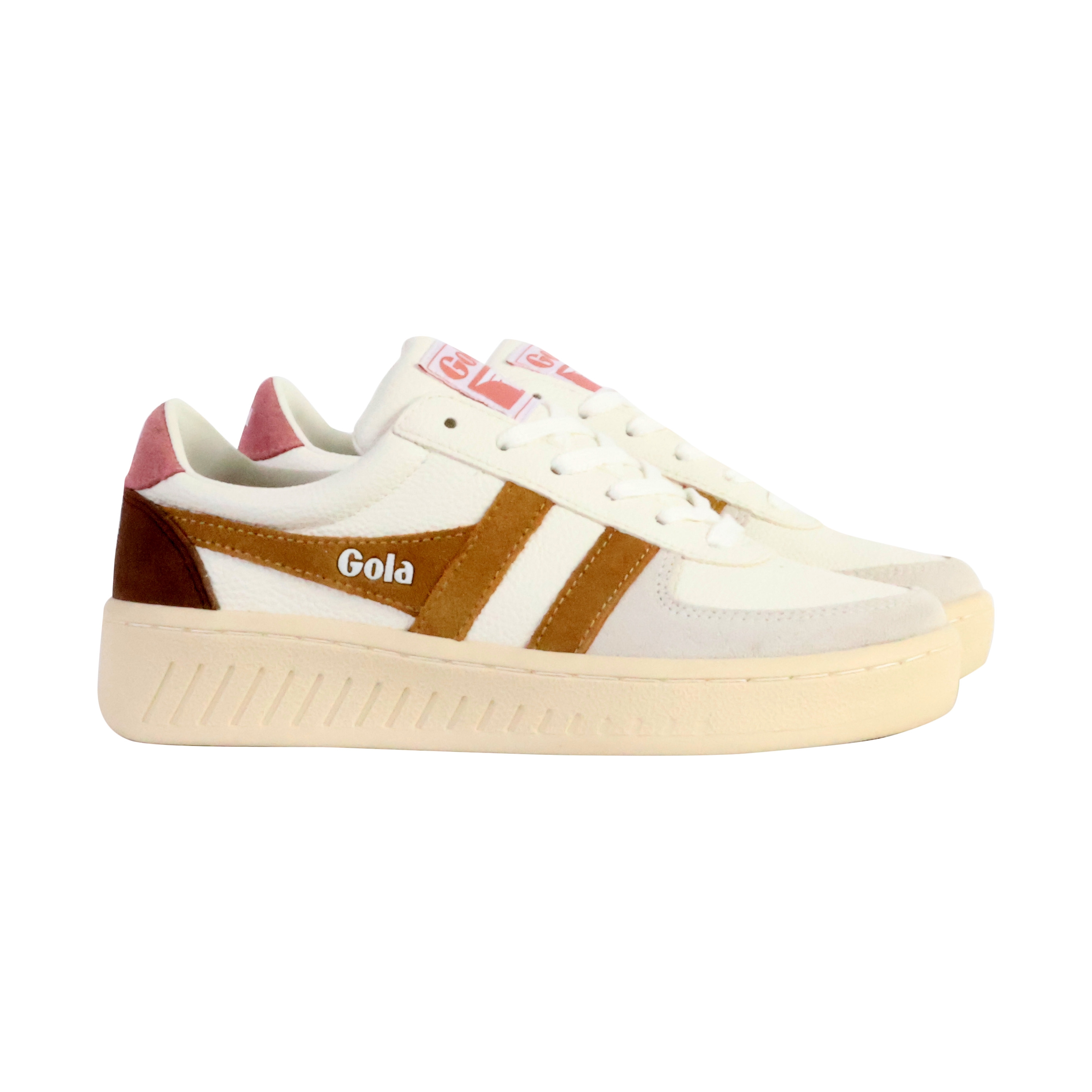 Grand Slam Trident leather sneakers GOLA White