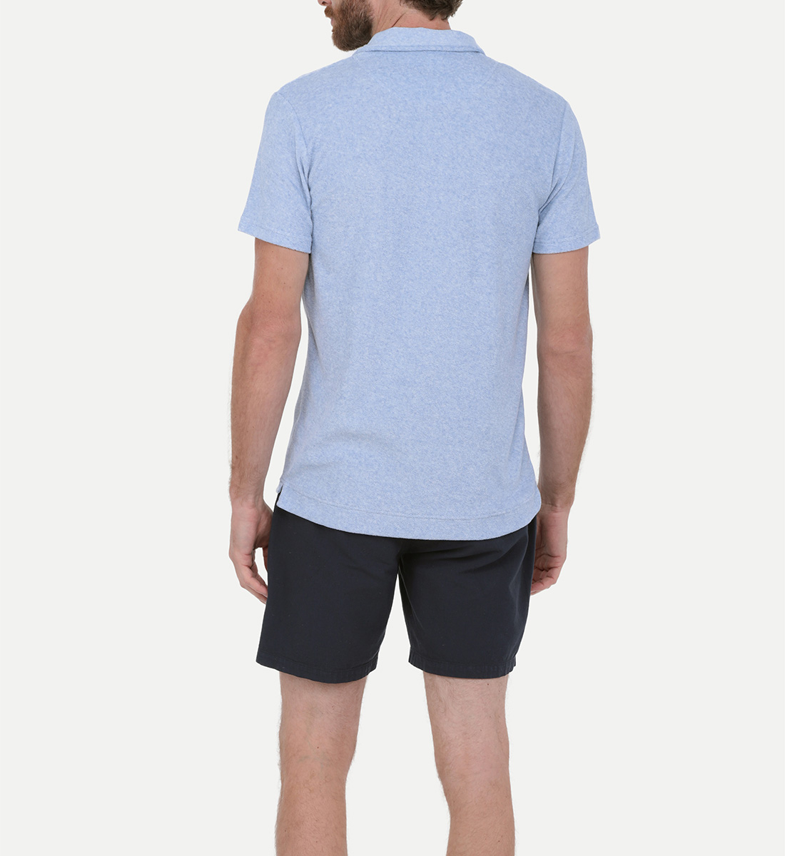 Terry cloth polo GILI'S Blue