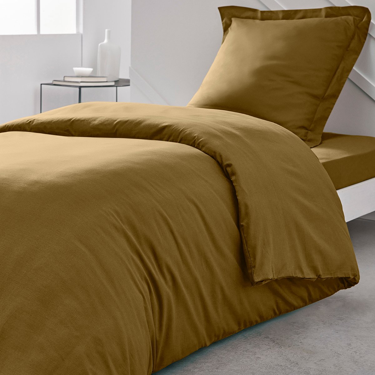 Cotton duvet cover TODAY LINGE DE MAISON Brown