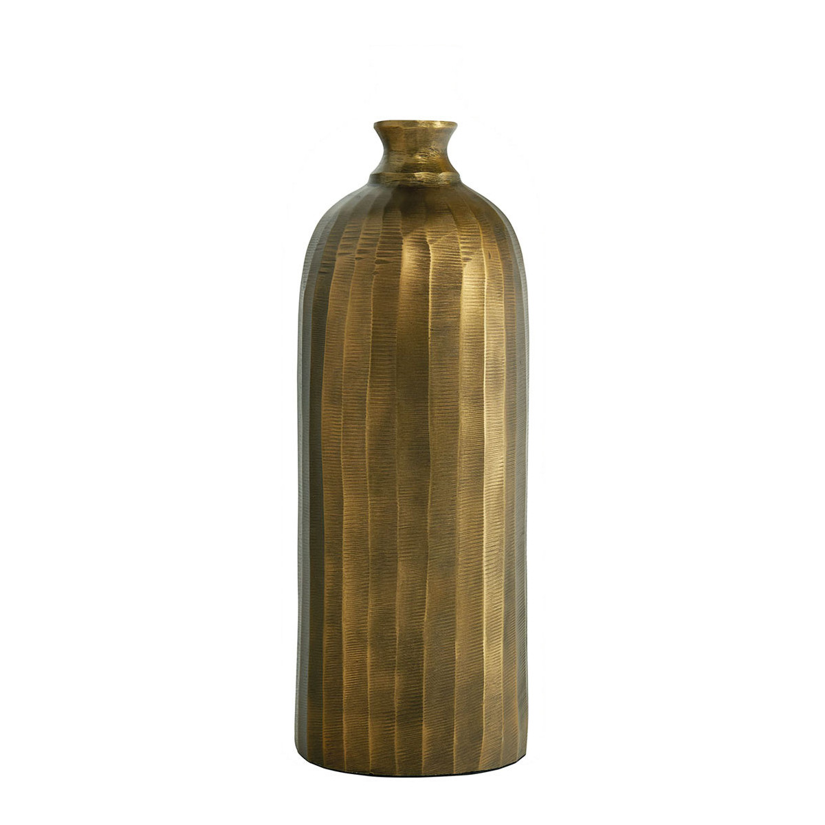 Ombline decorative bottle BLANC D'IVOIRE Golden