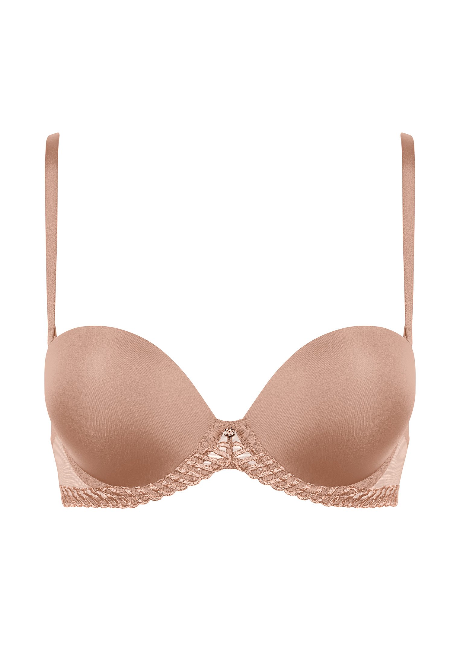 Plunge bandeau bra AUBADE Beige