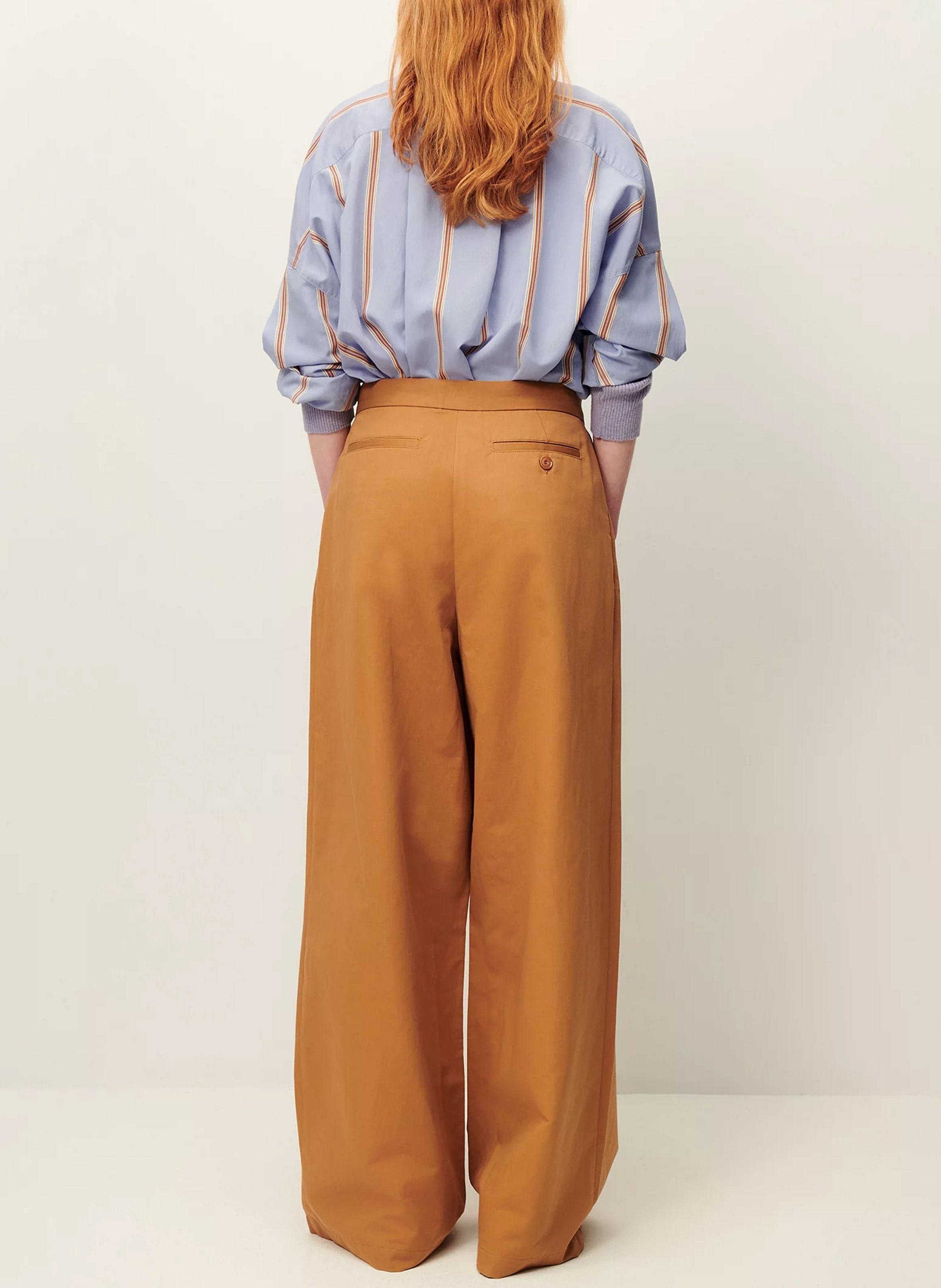 Chemise droite rayée  SESSUN Bleu