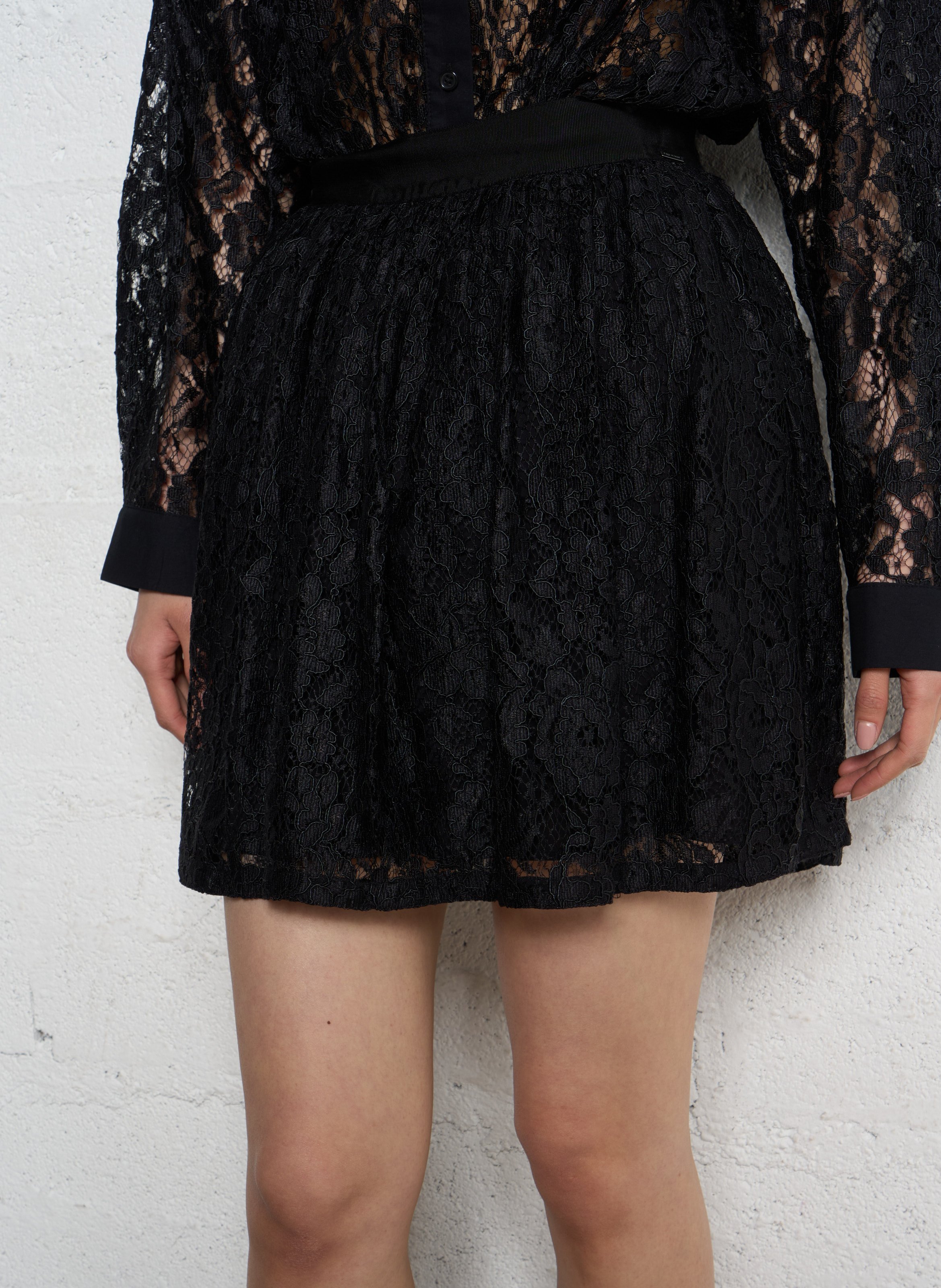 Flared Mini Skirt IKKS Black