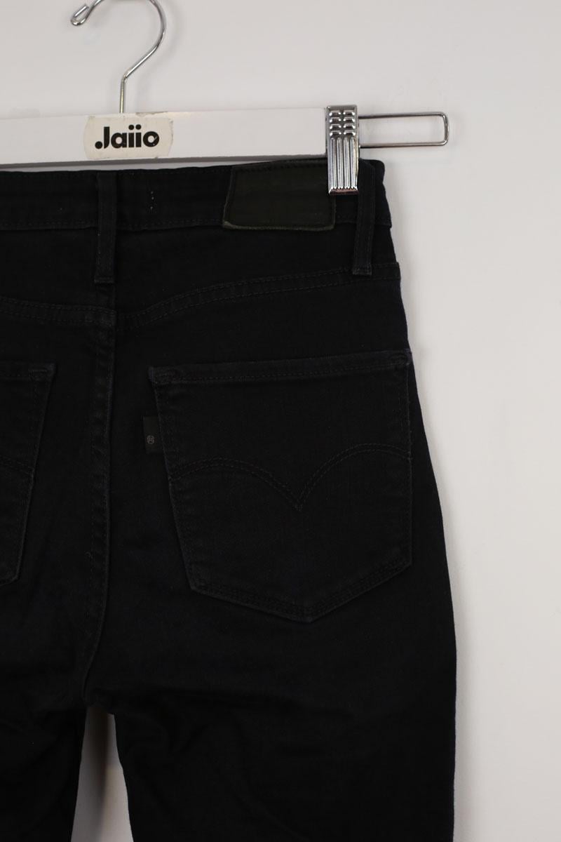 Cotton skinny jeans LEVI'S - Seconde main Black