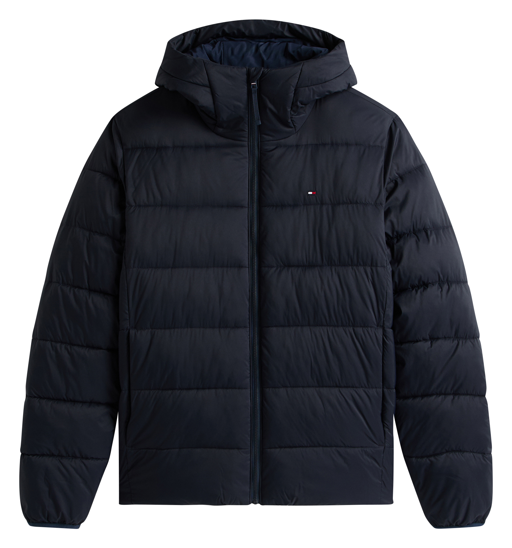 Doudoune droite matelassée TOMMY HILFIGER Bleu