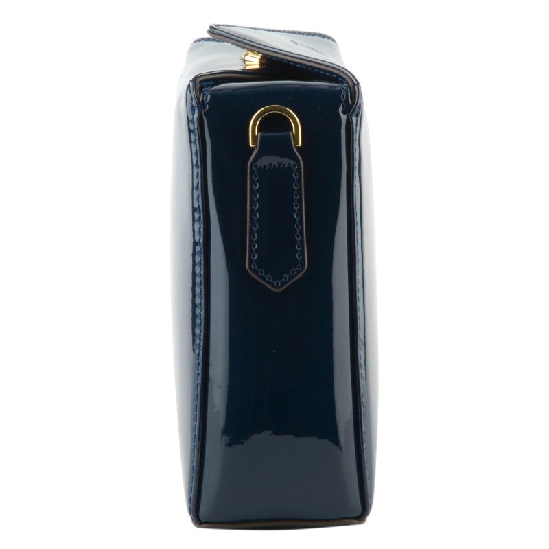 Shoulder bag - synthetic and leather POURCHET Blue