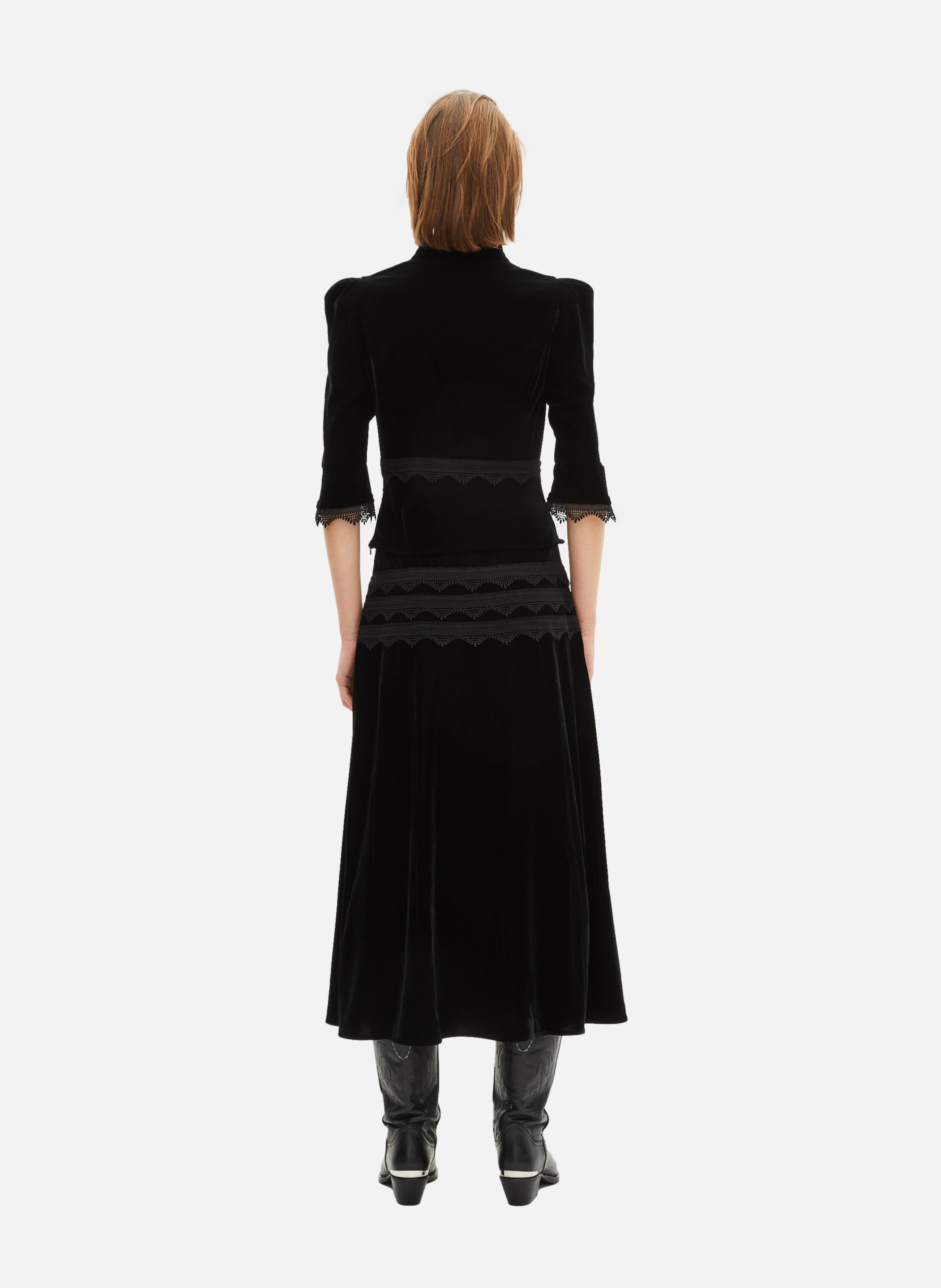 Velvet top THE KOOPLES Black