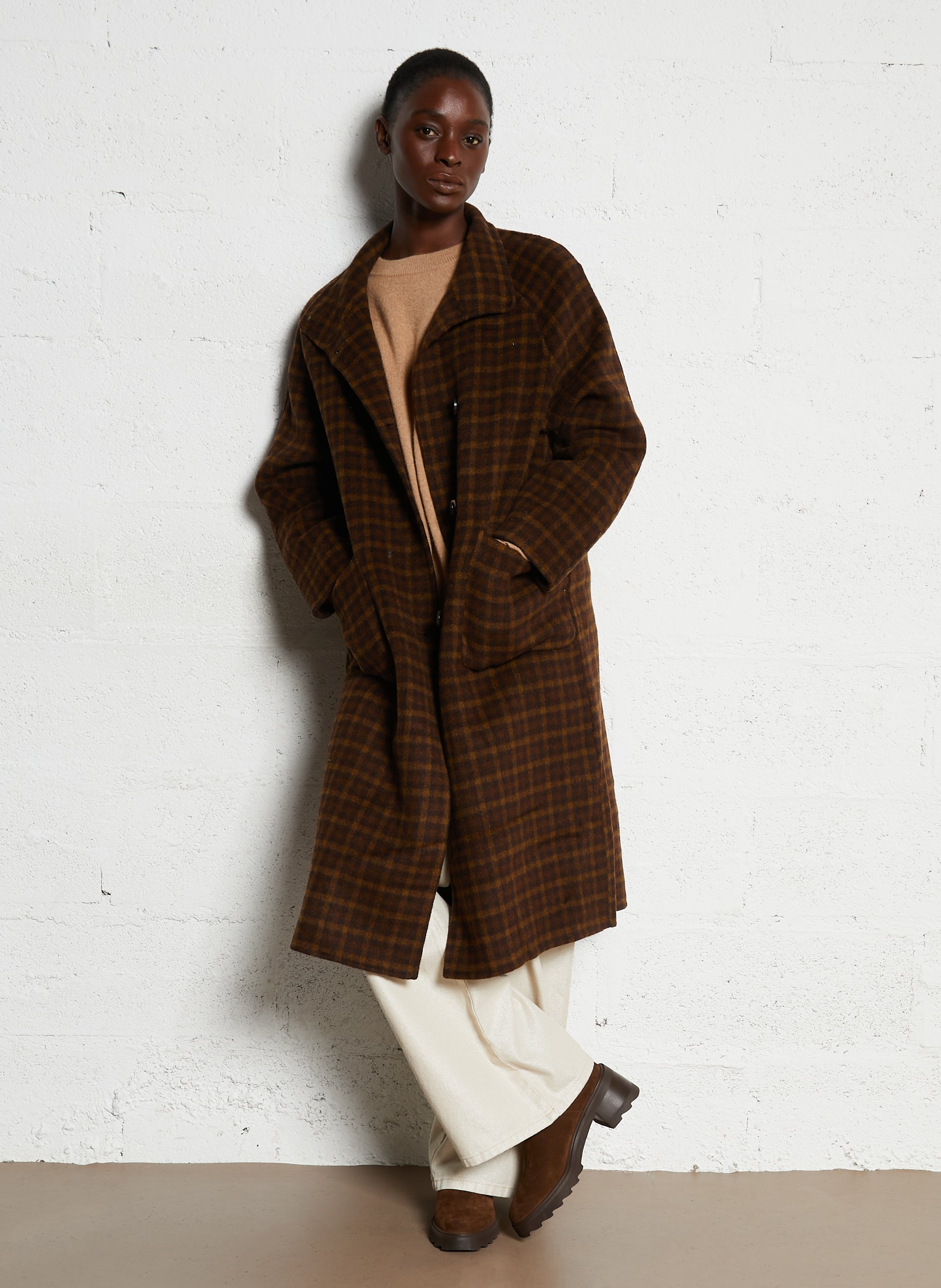 Bianca leather ankle boots BOBBIES Brown