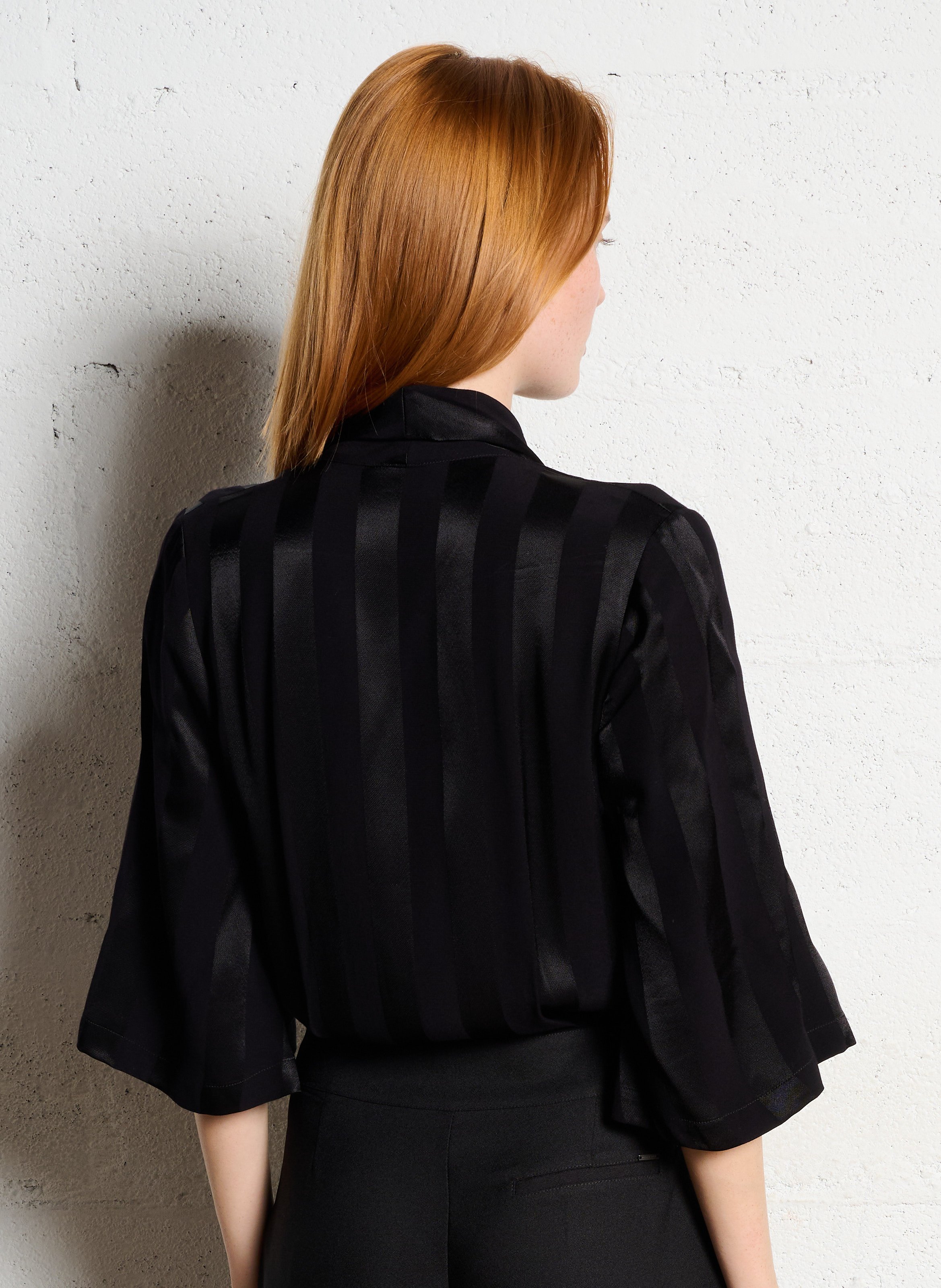 Combinaison large et fluide unie IKKS Noir