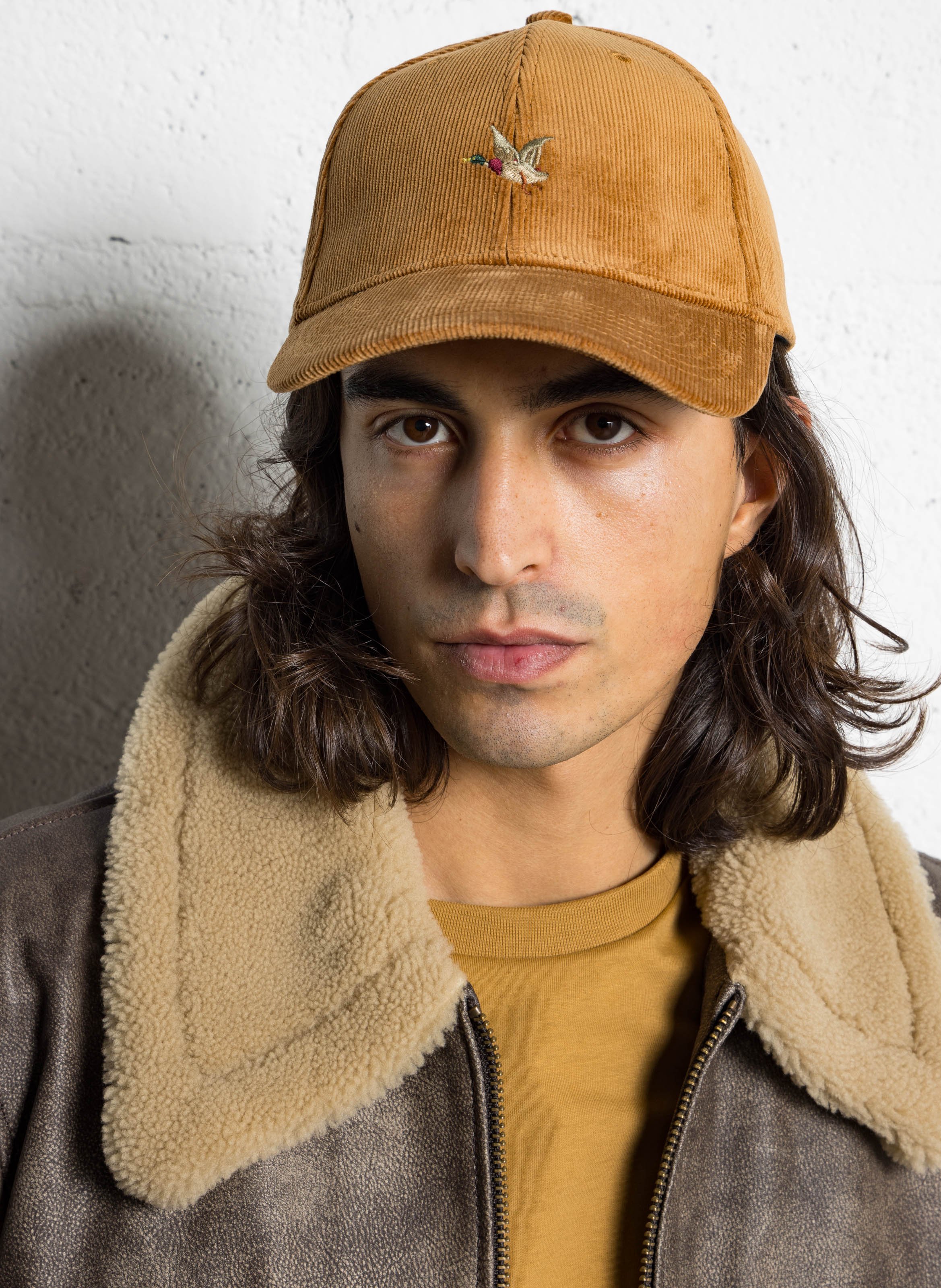 Casquette en coton côtelé CHEVIGNON