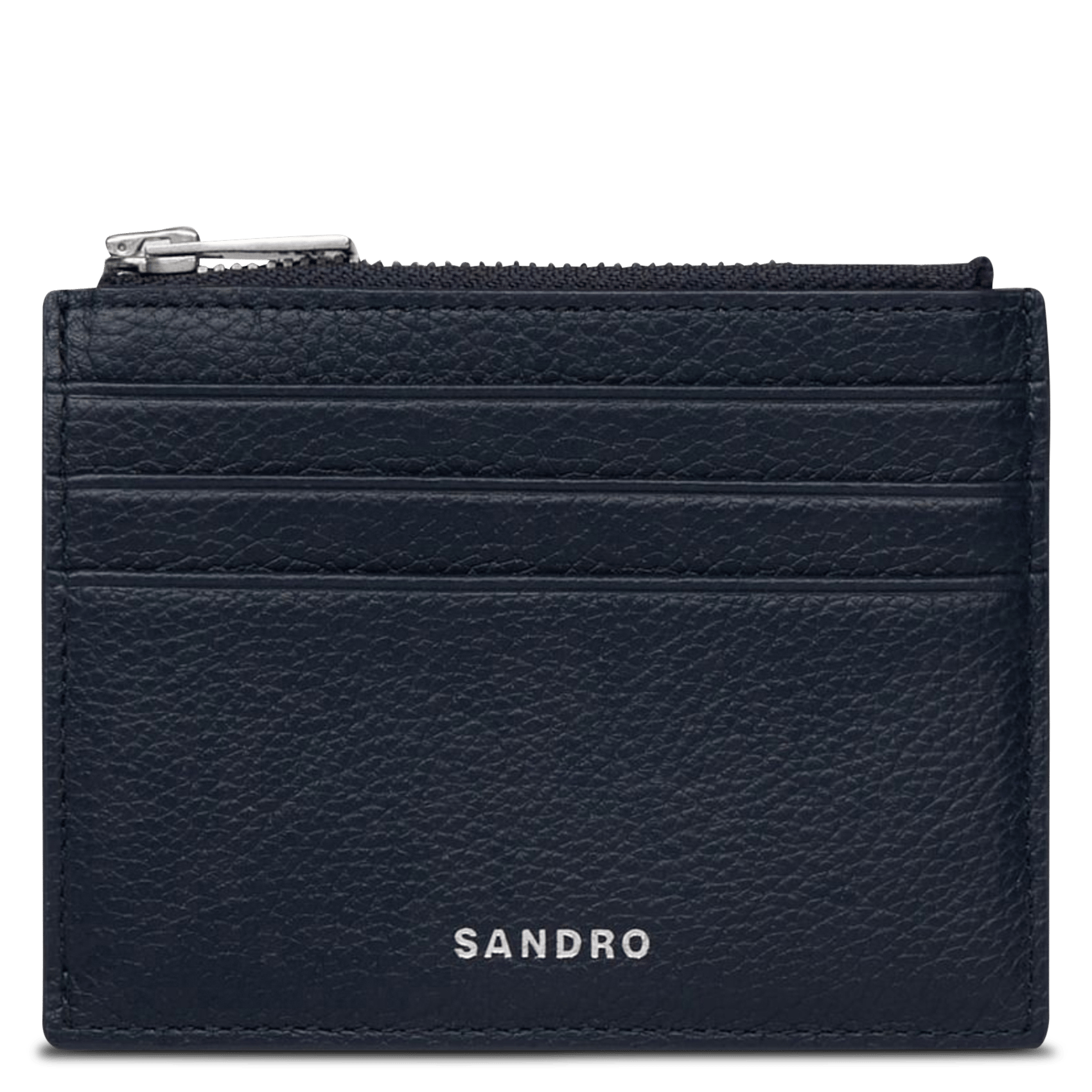 Porte-cartes en cuir SANDRO Bleu