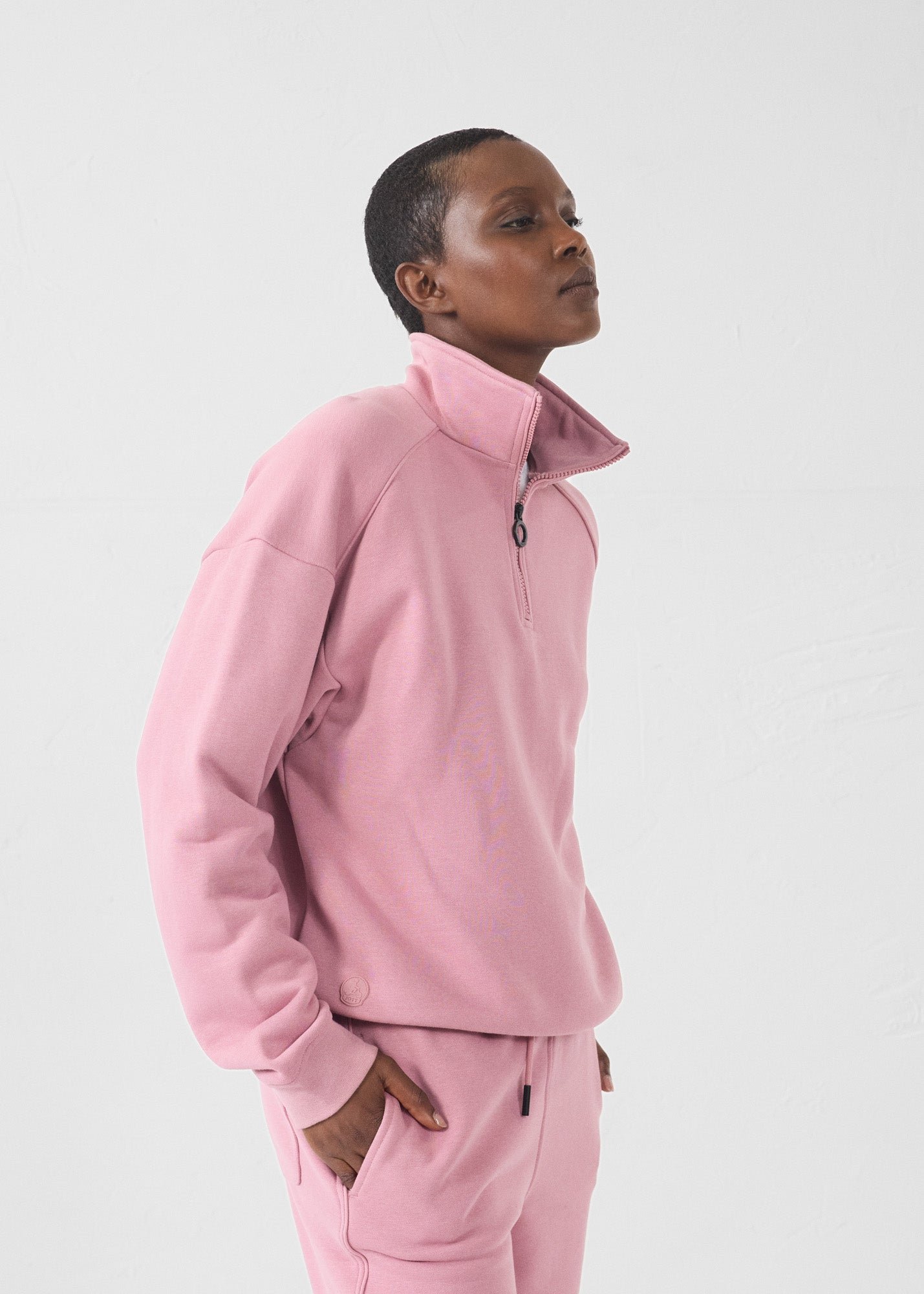 Half-zip sweatshirt JOTT Pink
