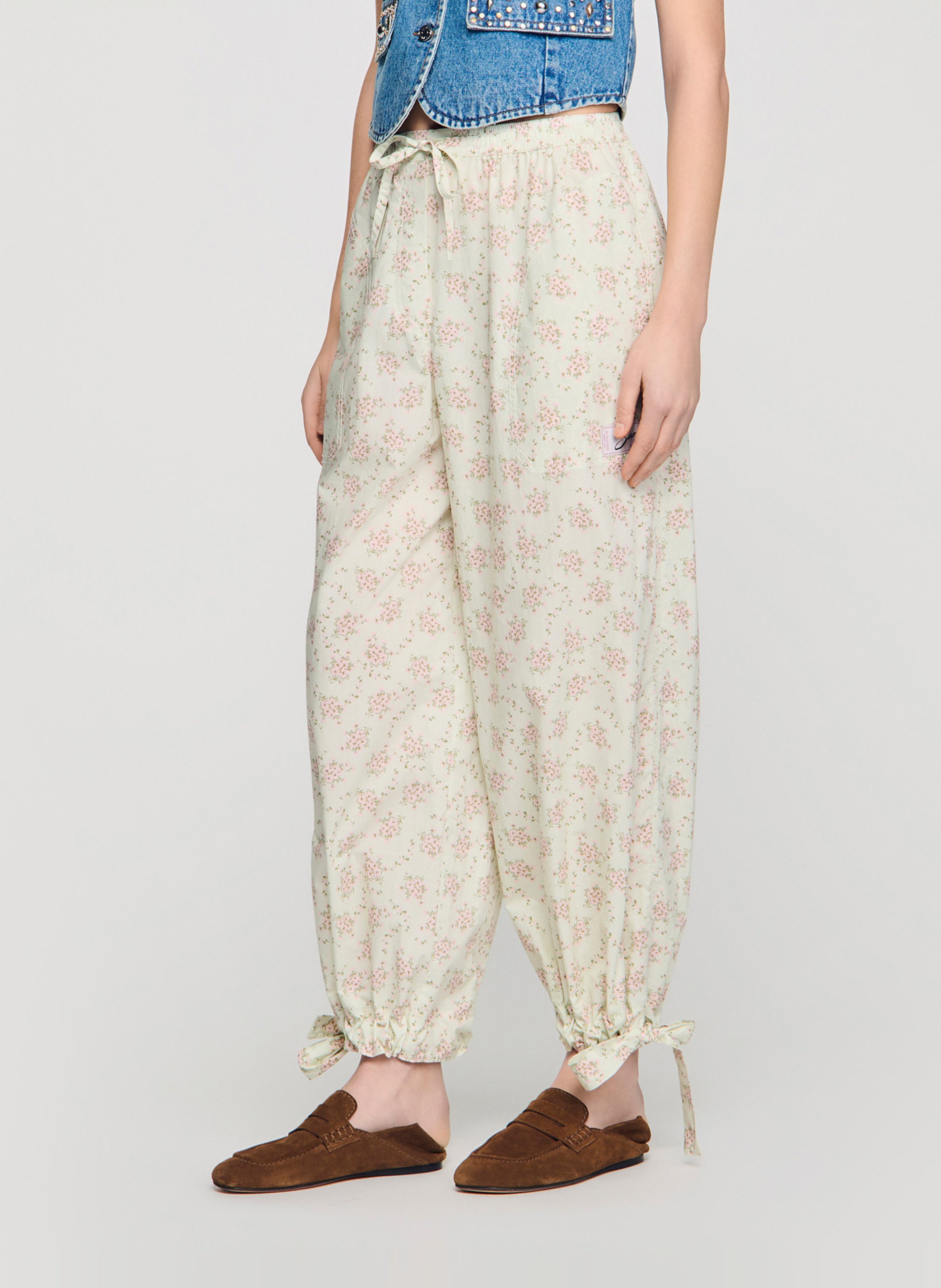 Leren loafers SANDRO Bruin