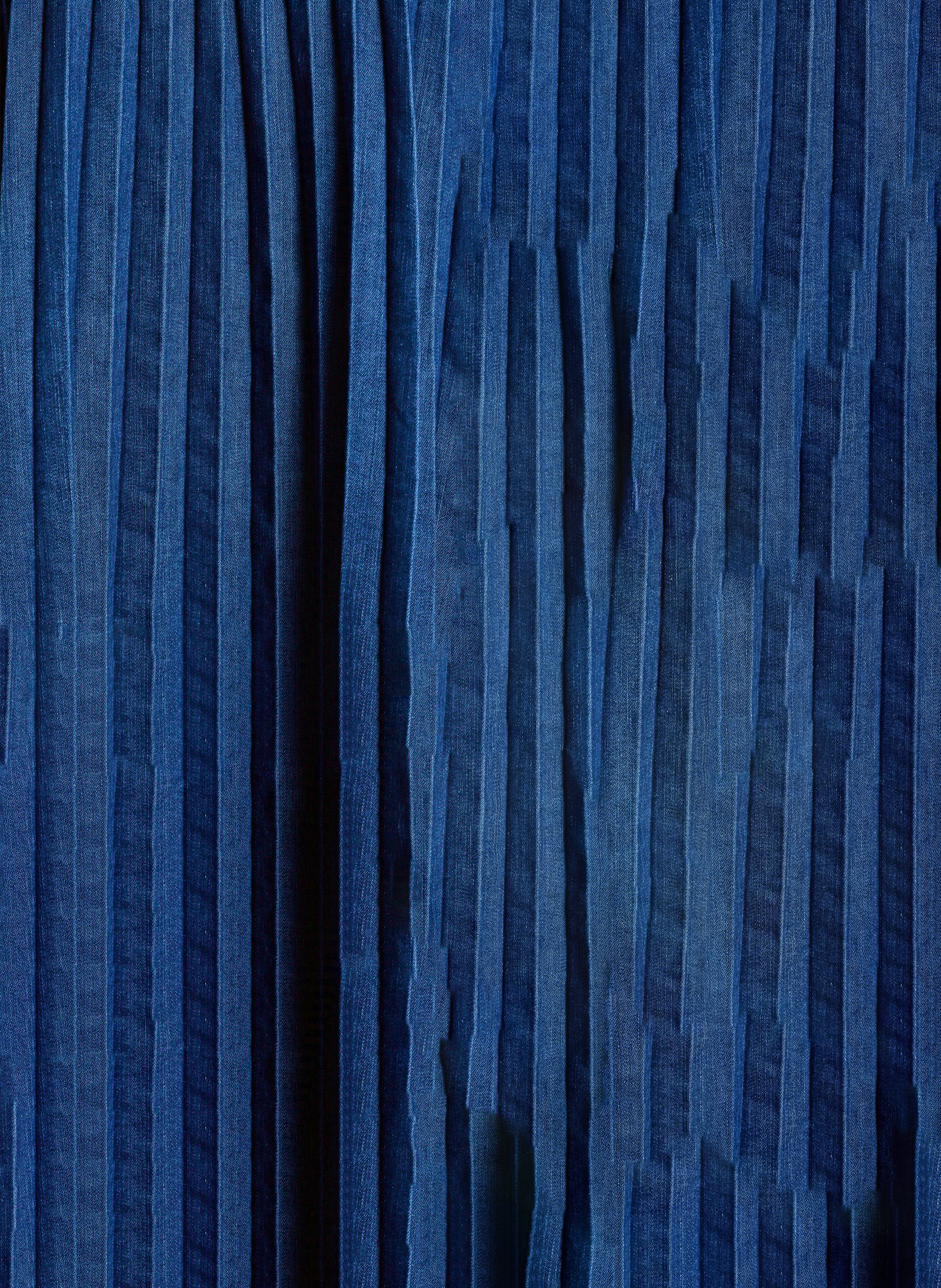 Top oversize en coton mélangé LA FEE MARABOUTEE Bleu