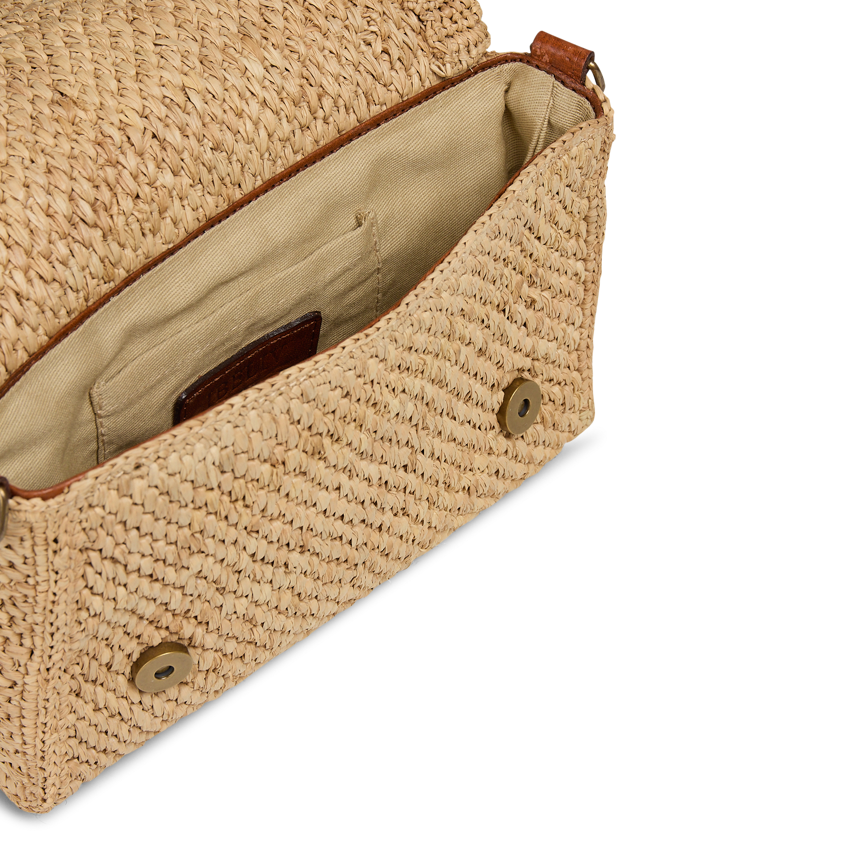 Umhängetasche aus Bast IBELIV Beige