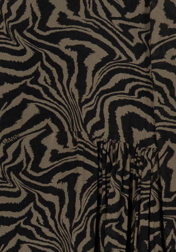 Robe courte & midi GANNI - Seconde Main Vert