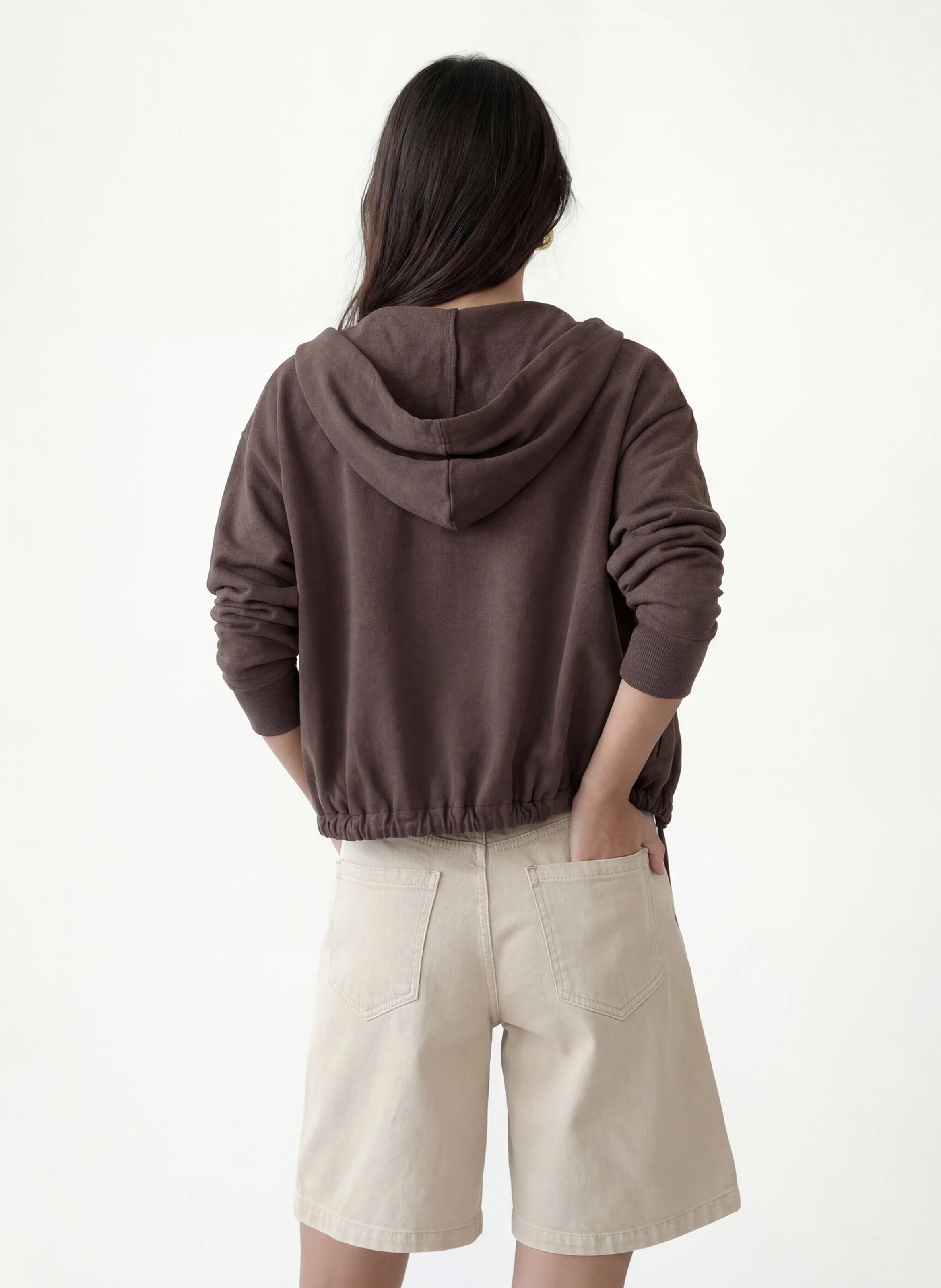 Round-neck cardigan KOOKAI Brown
