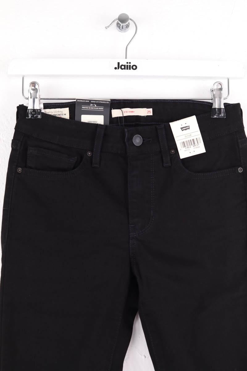 Cropped slim jeans with studs LEVI'S - Seconde main Black