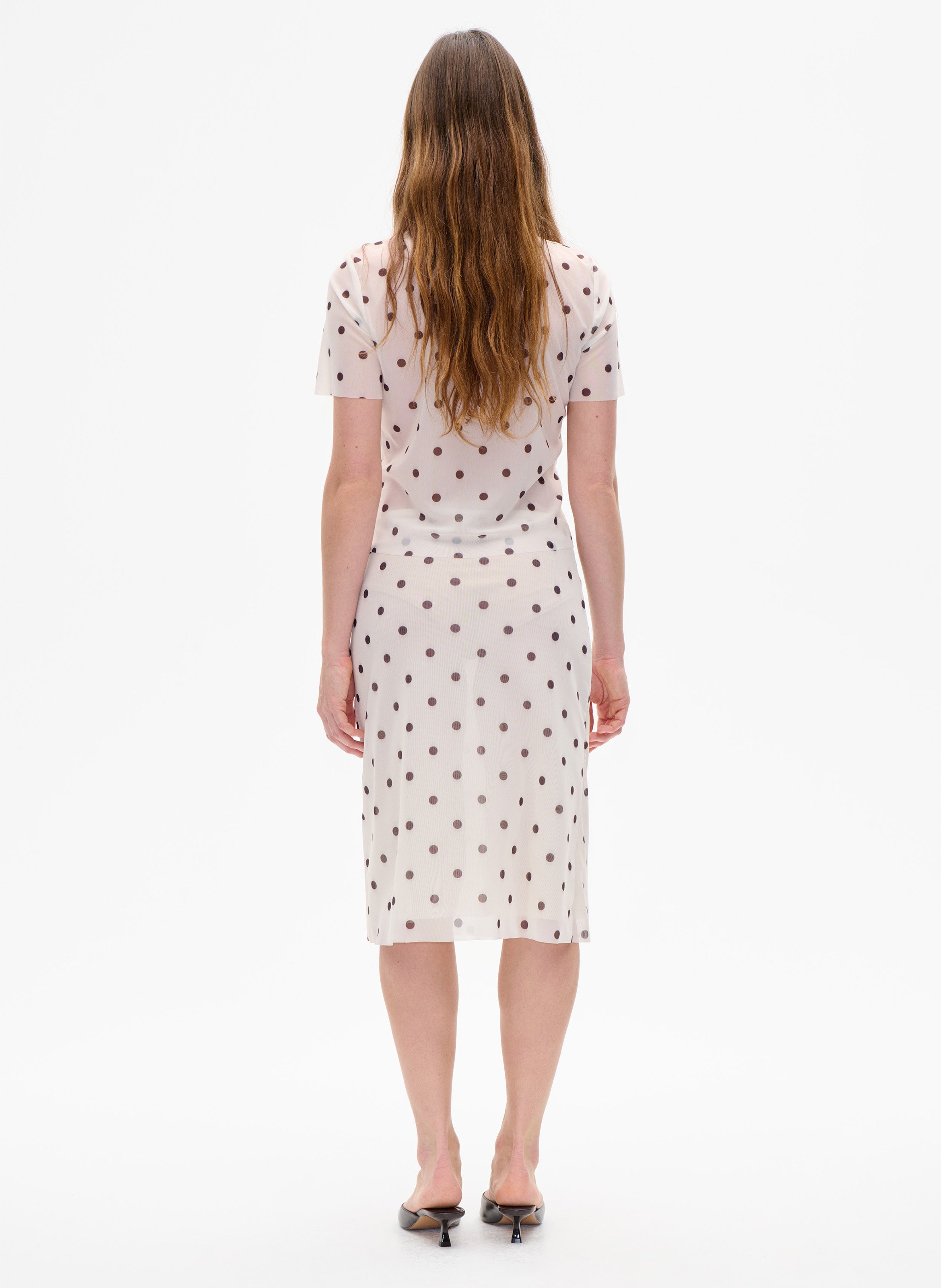 Anel printed midi skirt BAUM UND PFERDGARTEN White