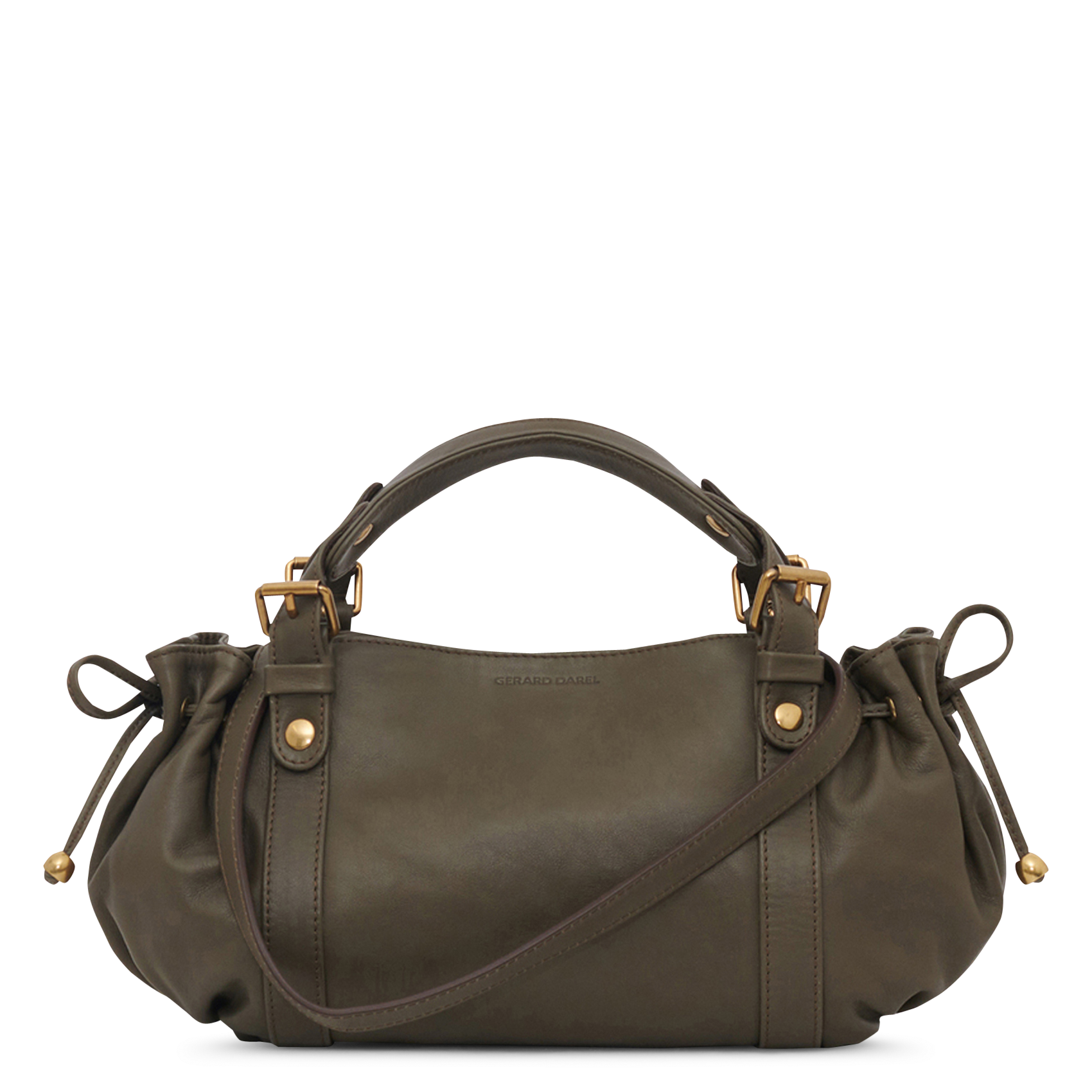 Bolso bandolera pequeño de piel GERARD DAREL Verde