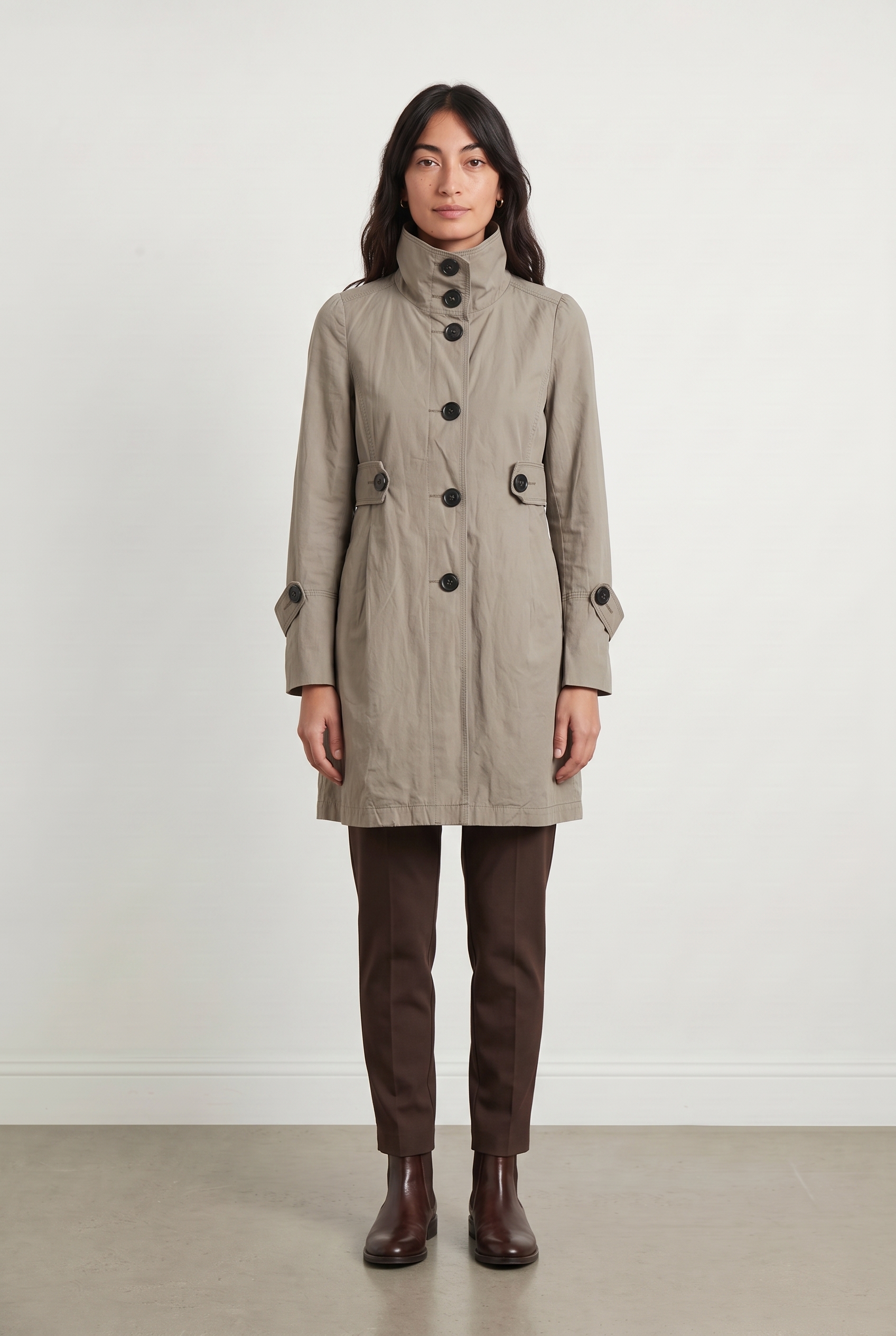 Long coat COMPTOIR DES COTONNIERS - Seconde main Beige