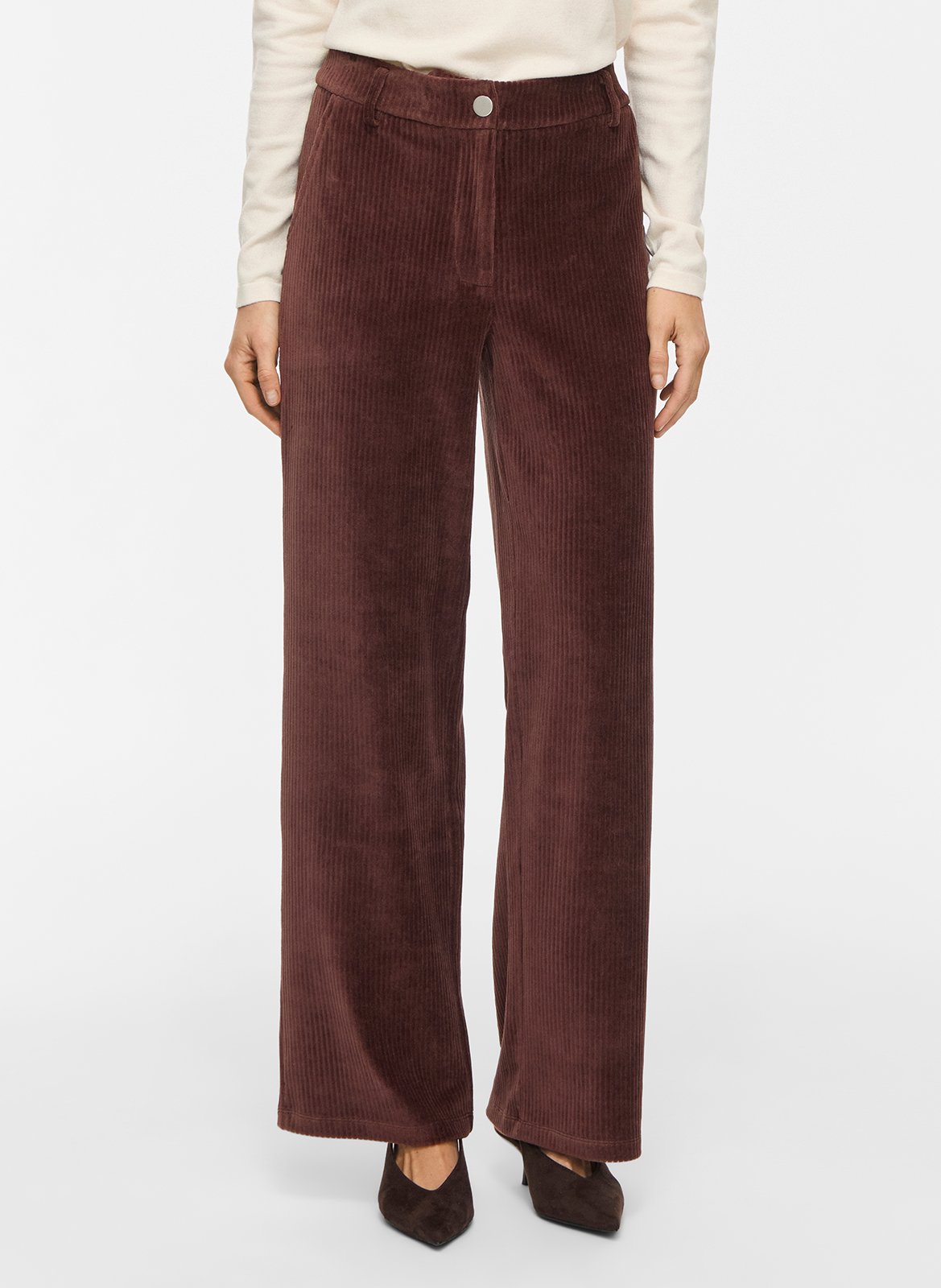 Chinohose aus Baumwoll-Mix VILA
