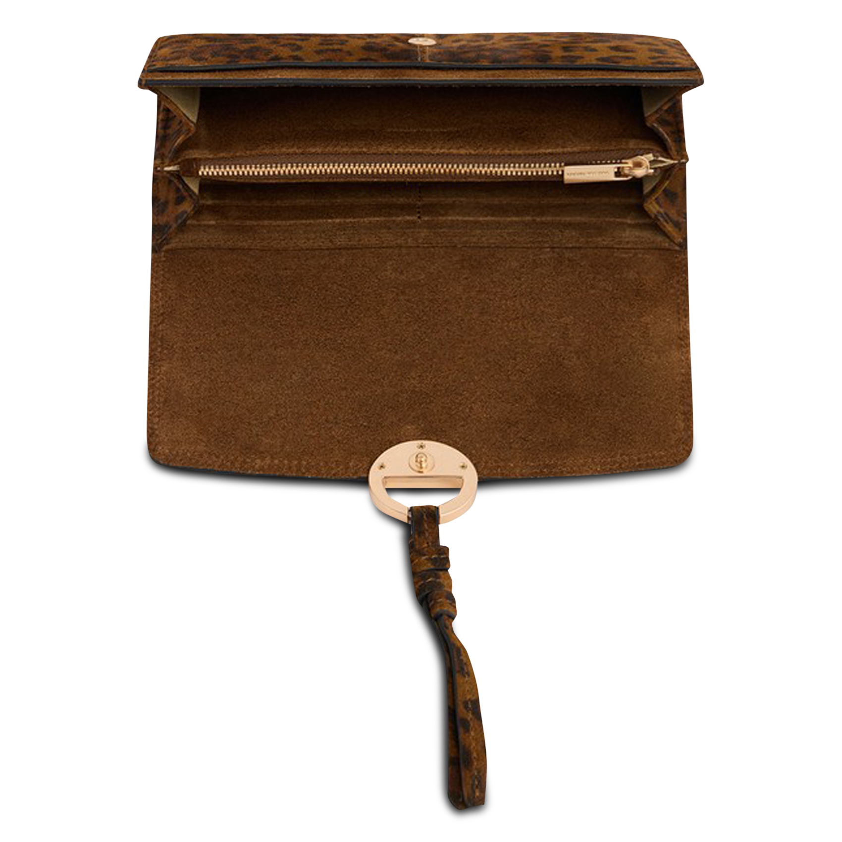 Portefeuille en cuir VANESSA BRUNO Marron