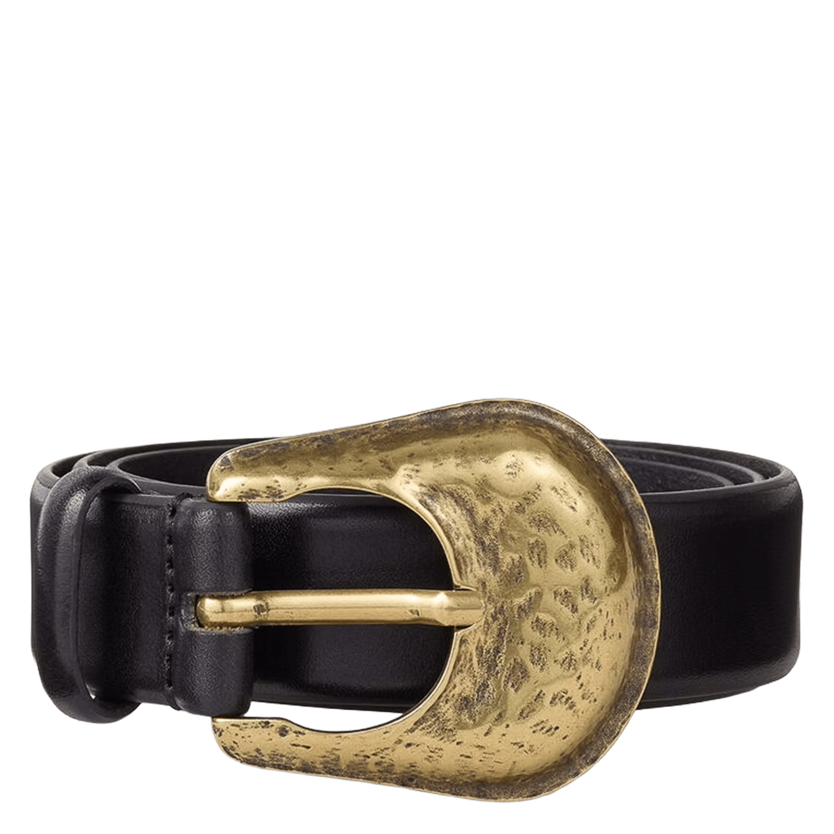 Ceinture en cuir BA&SH Noir