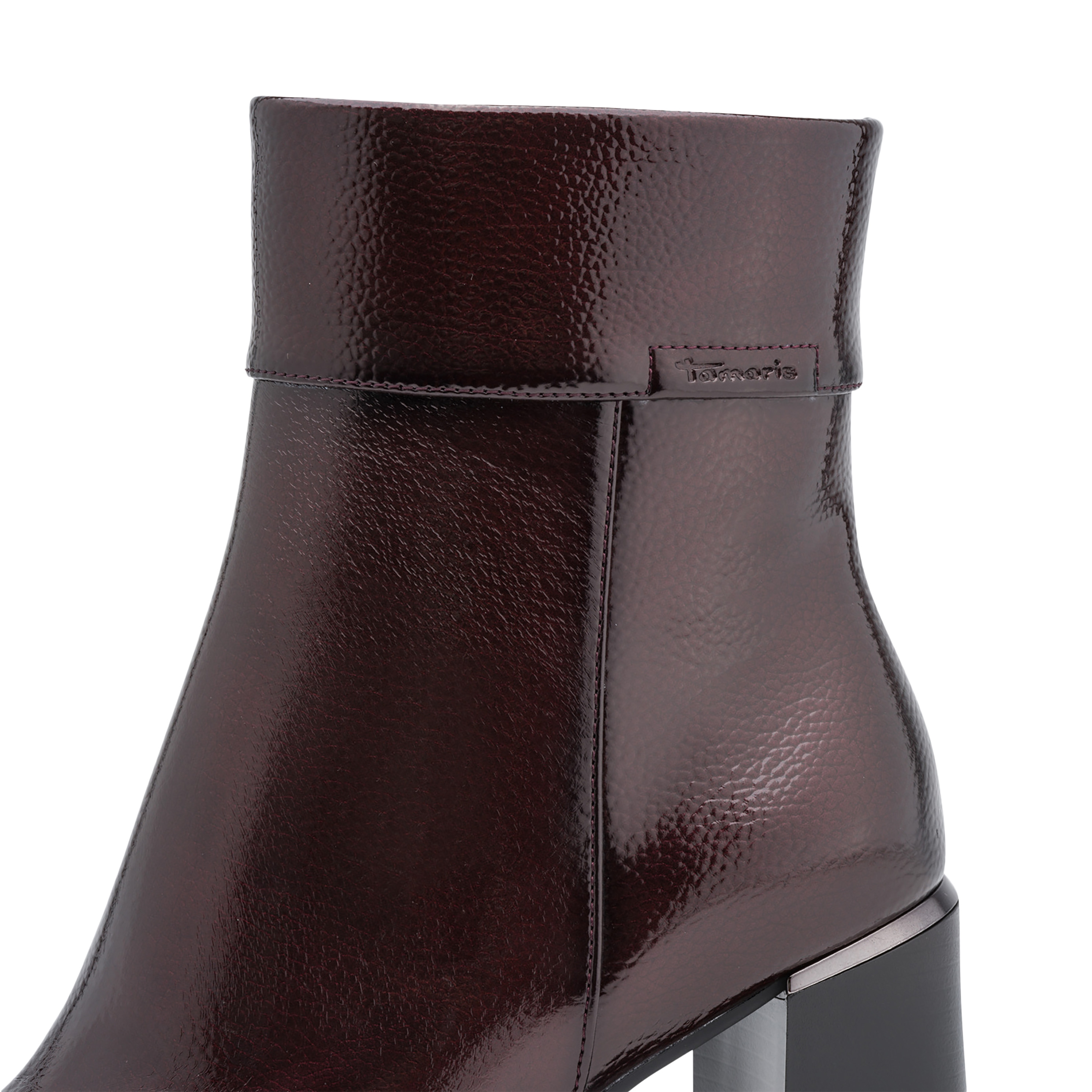 Zip-up ankle boot TAMARIS Red