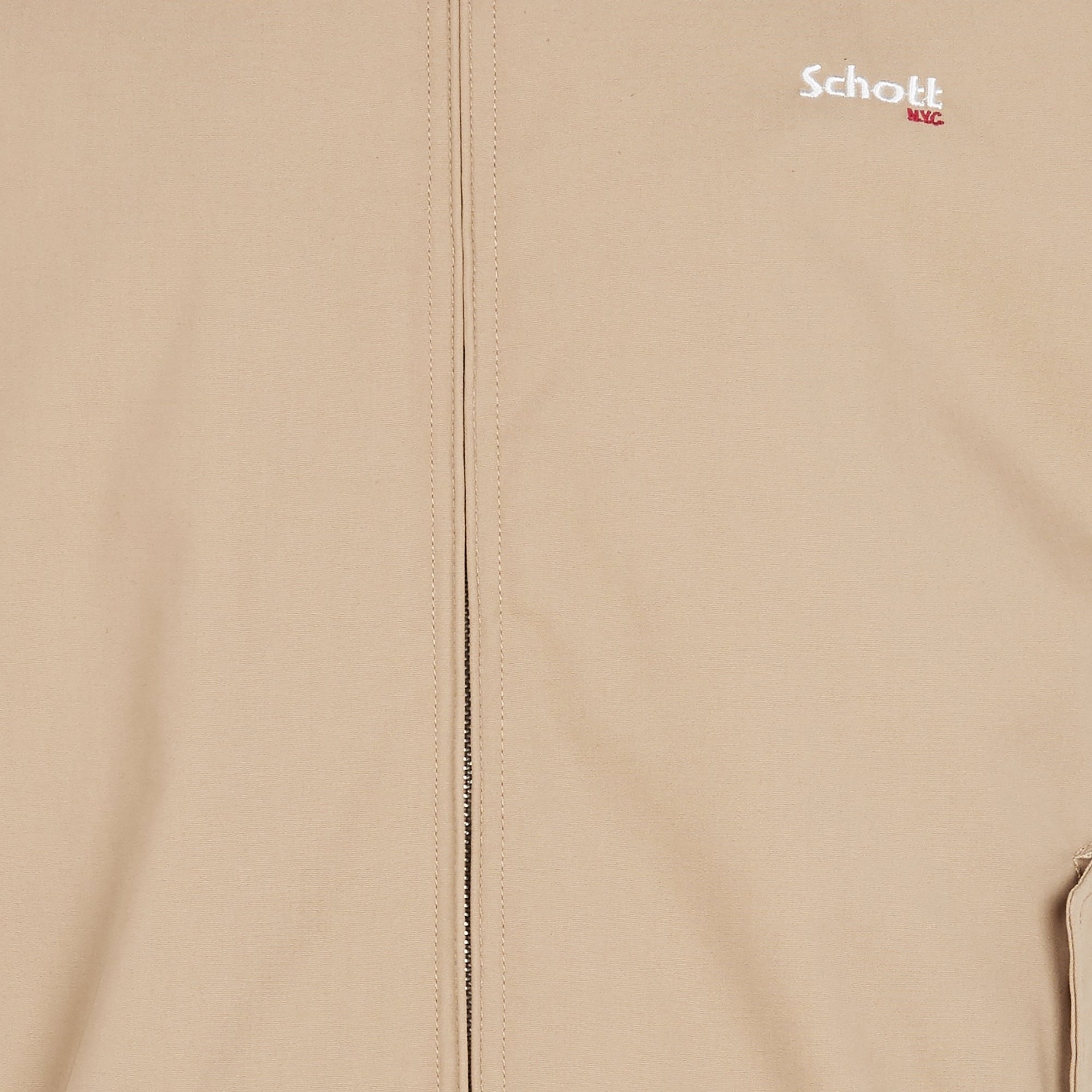 Blouson col montant regular-fit SCHOTT Beige