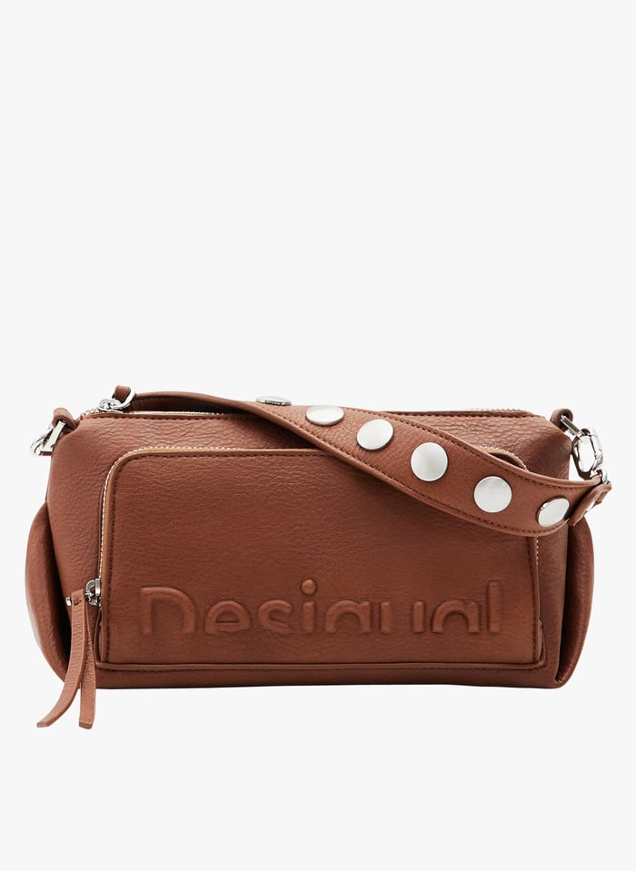 Sac desigual cuir clearance marron