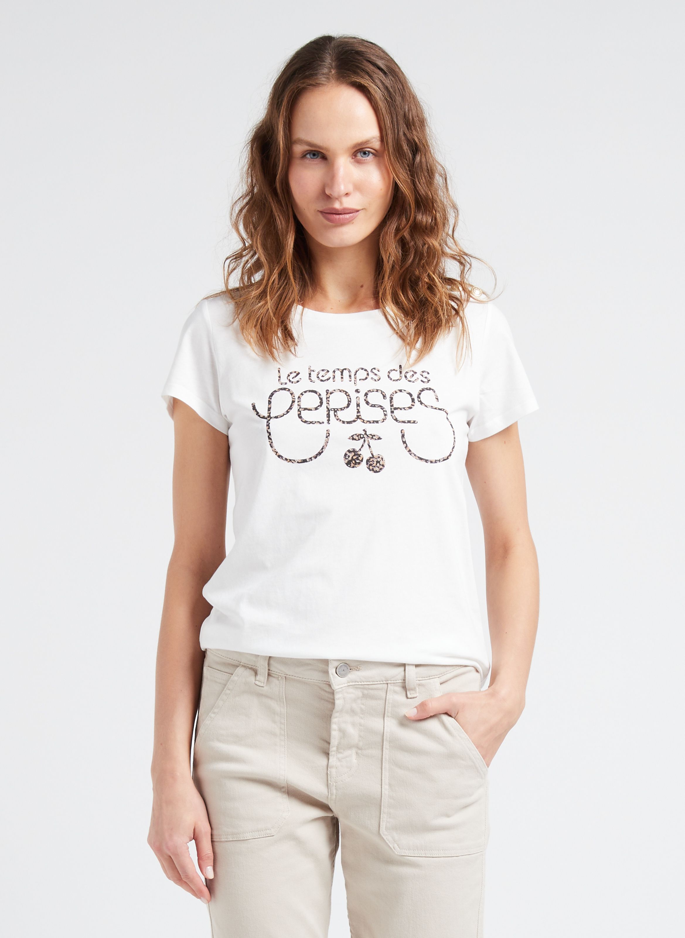 Tee shirt le temps des online cerises