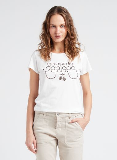 Femme Cerises Le Nouvelle collection Tee-shirt des Place : Tendances Temps Des |