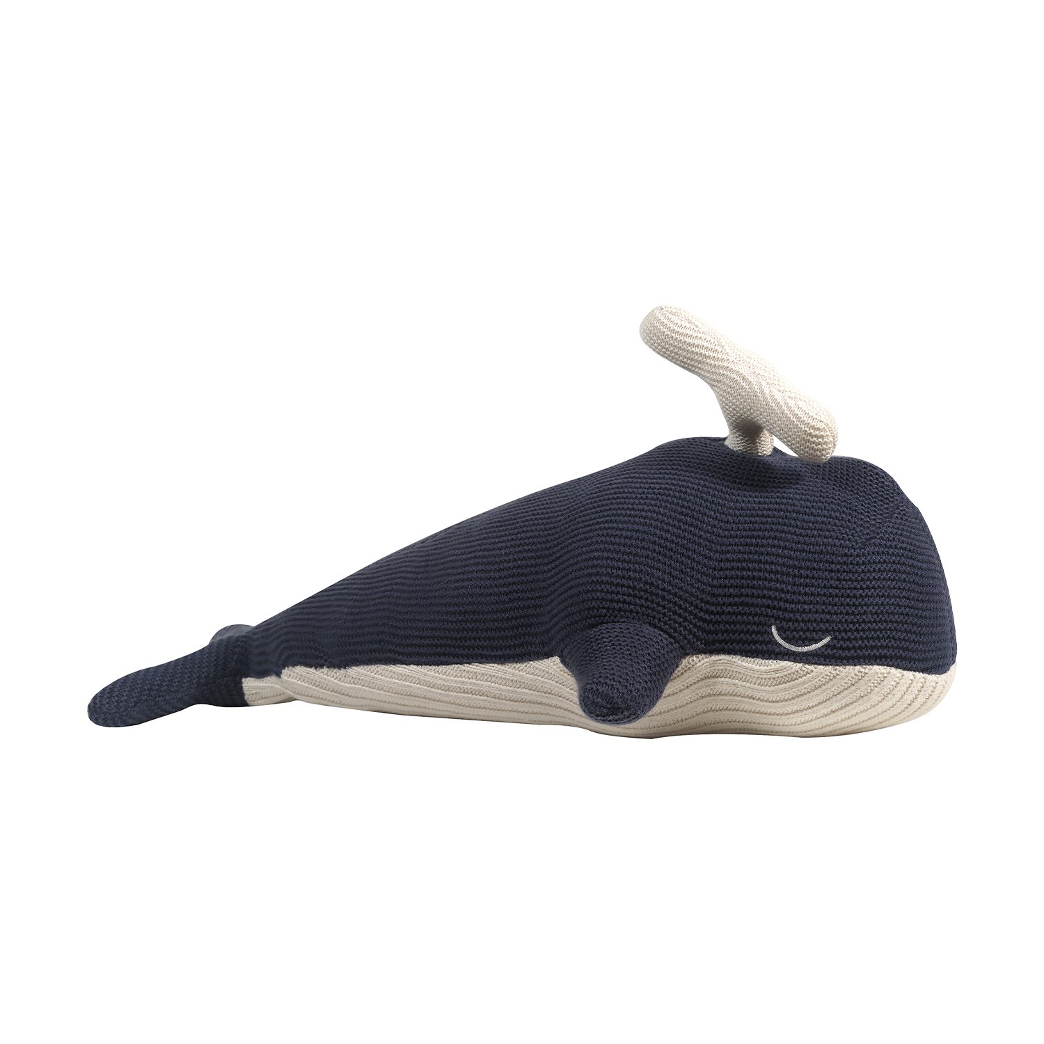 Cotton crochet whale soft toy KINDSGUT Blue